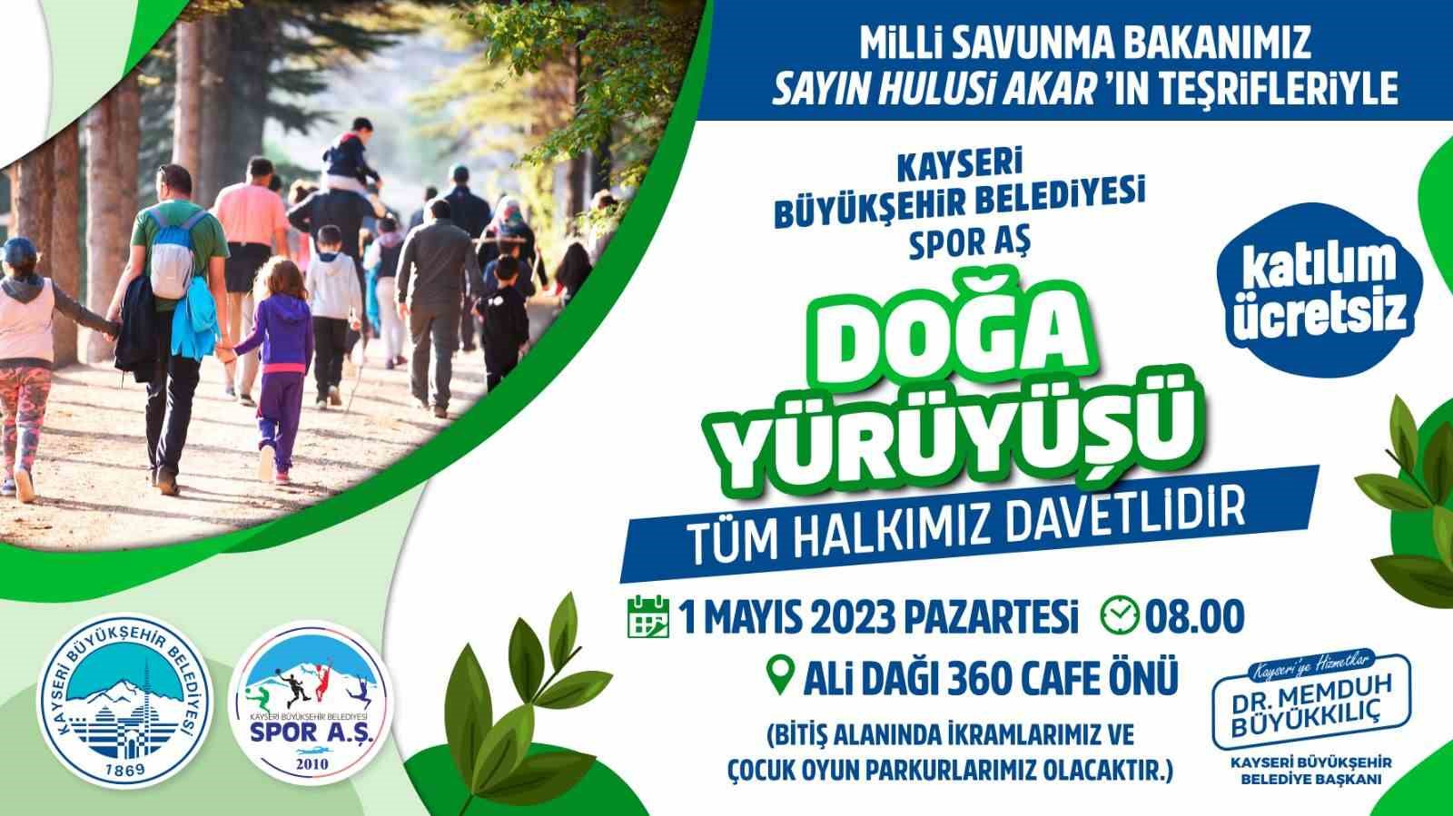 KAYSERİ BÜYÜKŞEHİR BELEDİYE BAŞKANI DR. MEMDUH BÜYÜKKILIÇ, TÜM KAYSERİLİLERİ, MİLLİ
