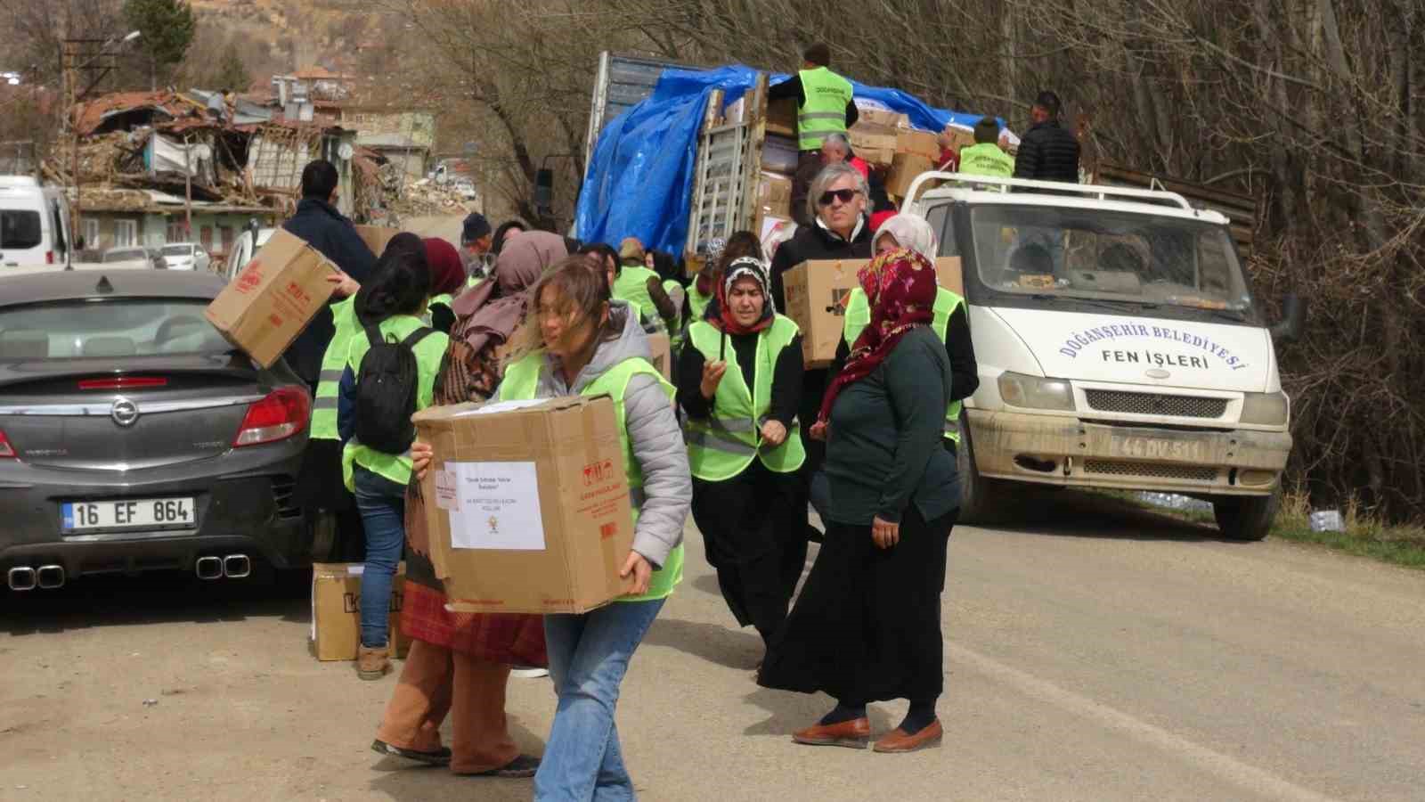 AK PARTİ KAYSERİ KADIN KOLLARI BAŞKANLIĞI TARAFINDAN, MALATYA’NIN DOĞANŞEHİR İLÇESİNDEKİ