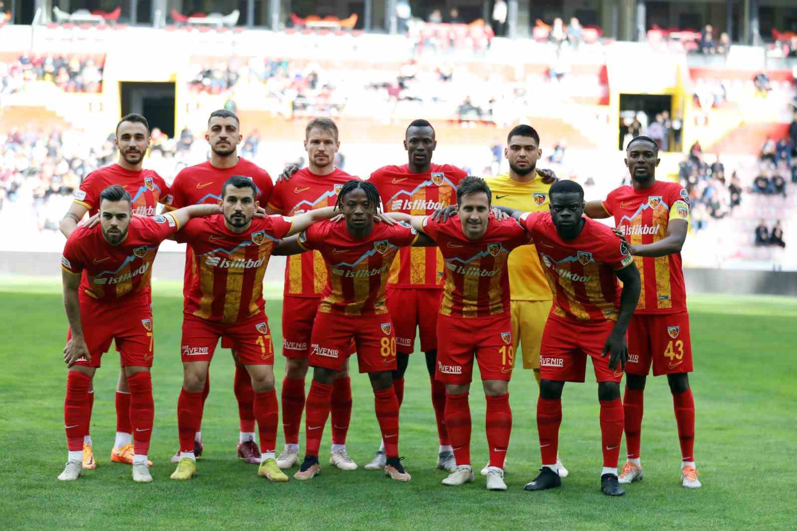 SÜPER LİG'DE MÜCADELE EDEN KAYSERİSPOR, LİGDE OYNADIĞI SON 3 MAÇINDAN