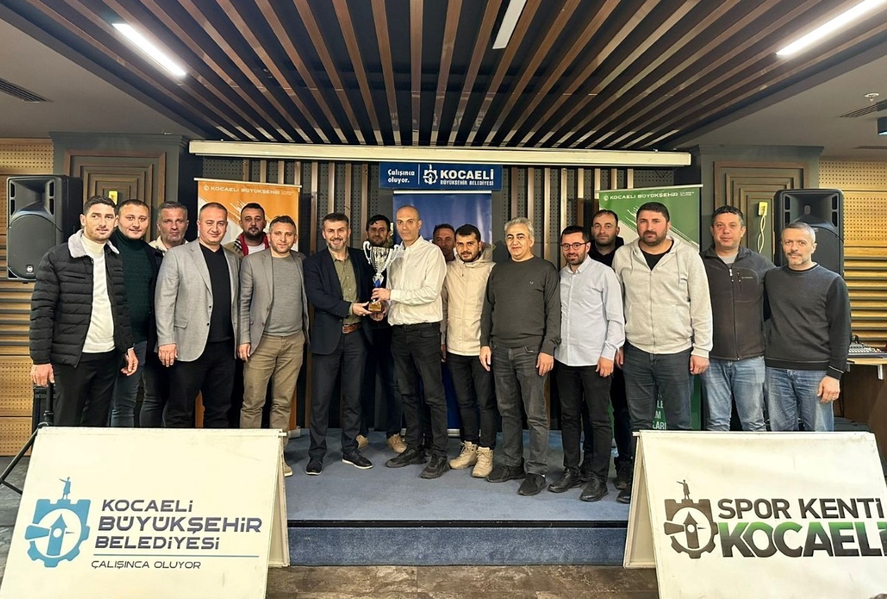 KOCAELİ BÜYÜKŞEHİR BELEDİYESİ 17. GELENEKSEL BİRİMLER ARASI SPOR TURNUVASI SONUCUNDA