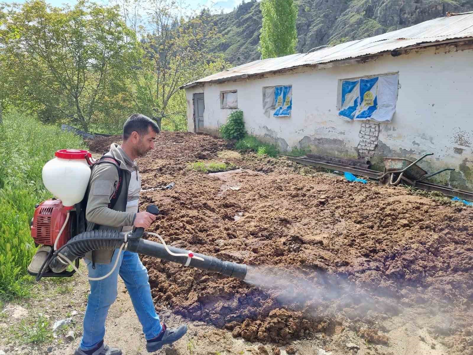 KEBAN BELEDİYESİNCE, HAŞERE İLE MÜCADELE ÇALIŞMALARINA BAŞLANDI.
