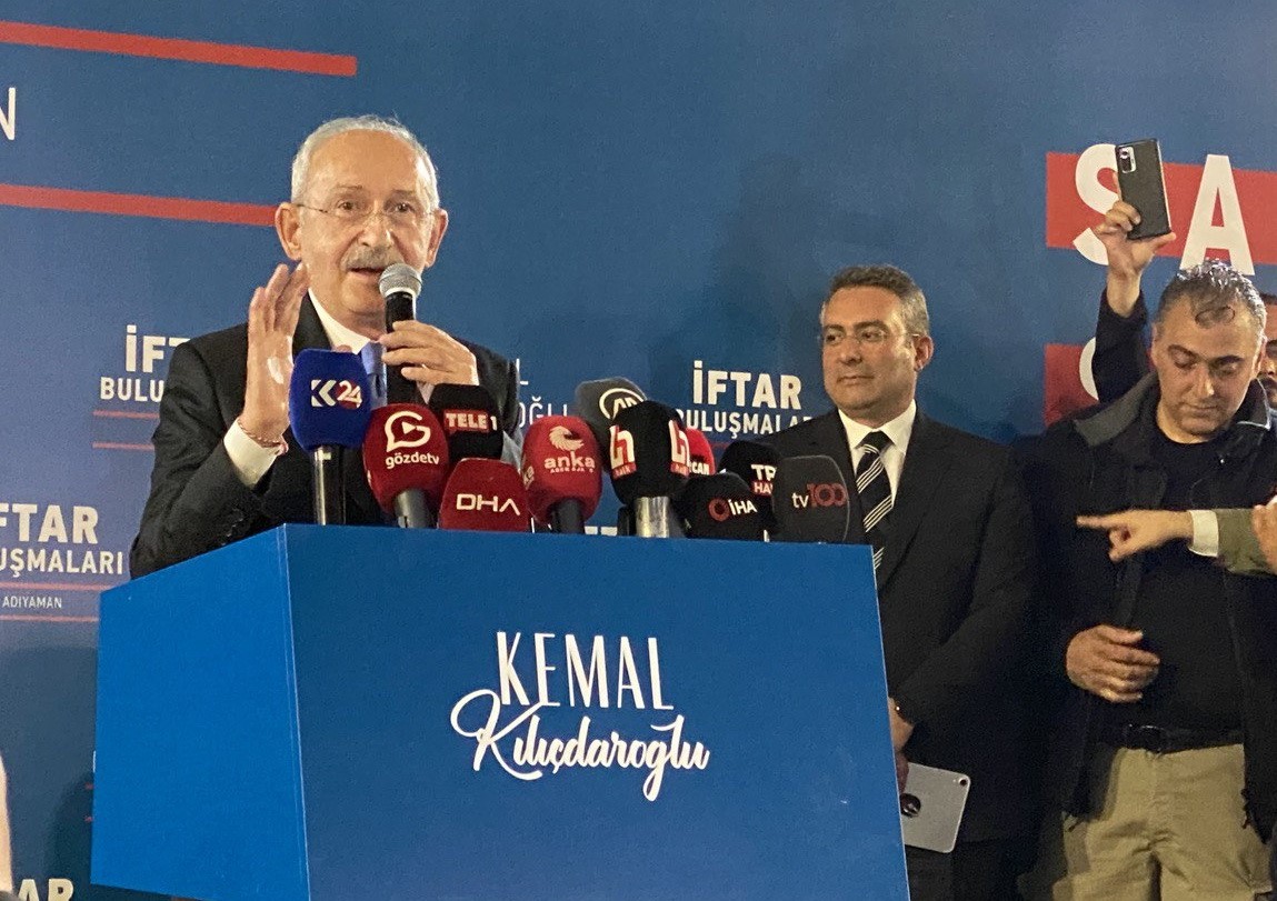 CUMHURİYET HALK PARTİSİ GENEL BAŞKANI VE CUMHURBAŞKANI ADAYI KEMAL KILIÇDAROĞLU,