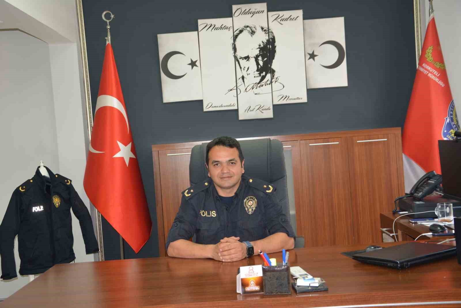KORKUTELİ İLÇE EMNİYET MÜDÜRLÜĞÜ’NE ATANAN OSMAN CİHAN TORUN, GÖREVİNE BAŞLADI
