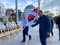 Köy Enstitüleri’nin kuruluşunun 83’üncü yılında Bandırma Cumhuriyet Meydanı’nda ortak basın