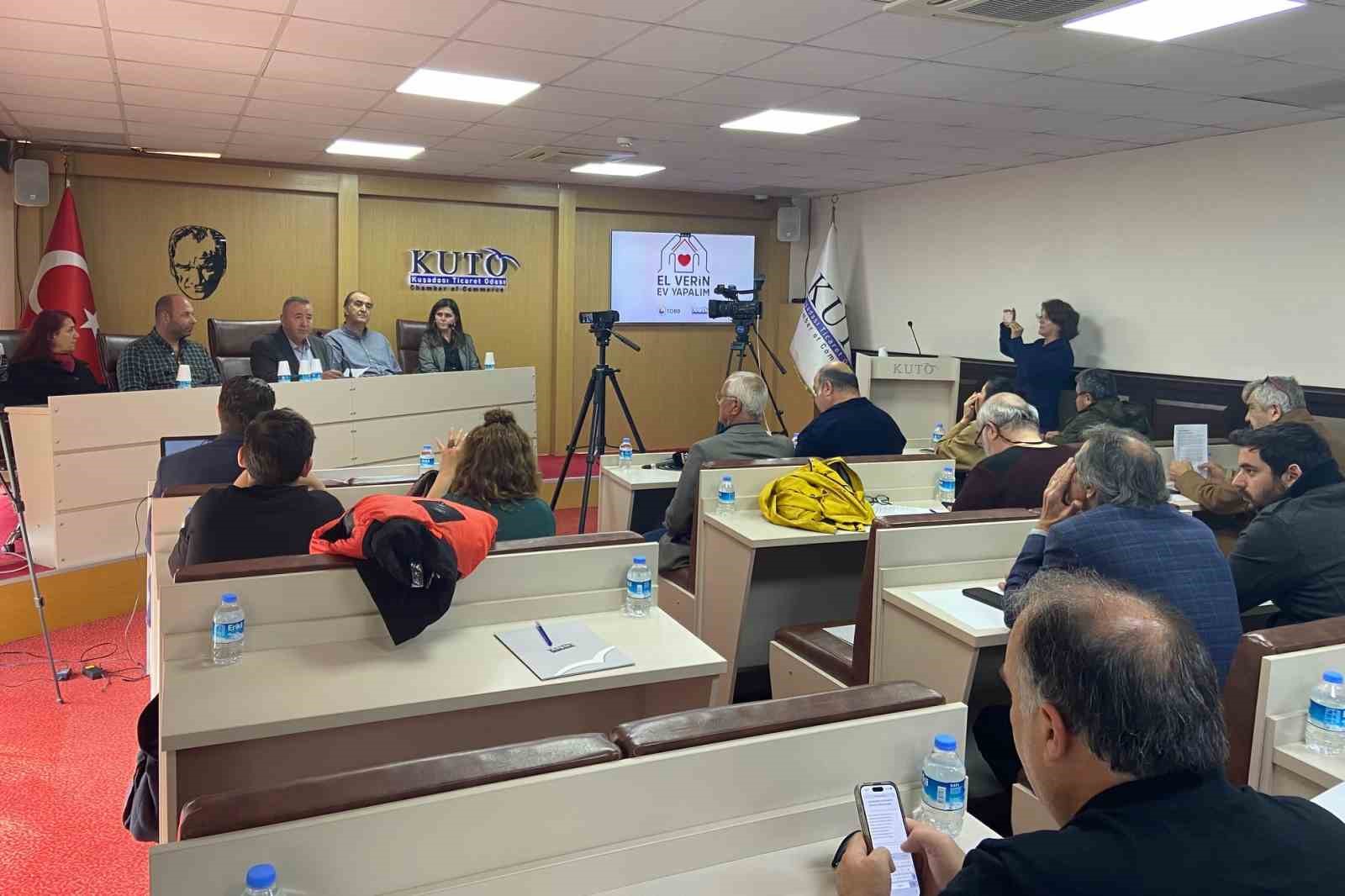 TOBB TARAFINDAN BAŞLATILAN İŞ DÜNYASI KONUT SEFERBERLİĞİ KAMPANYASI HAKKINDA KUŞADASI
