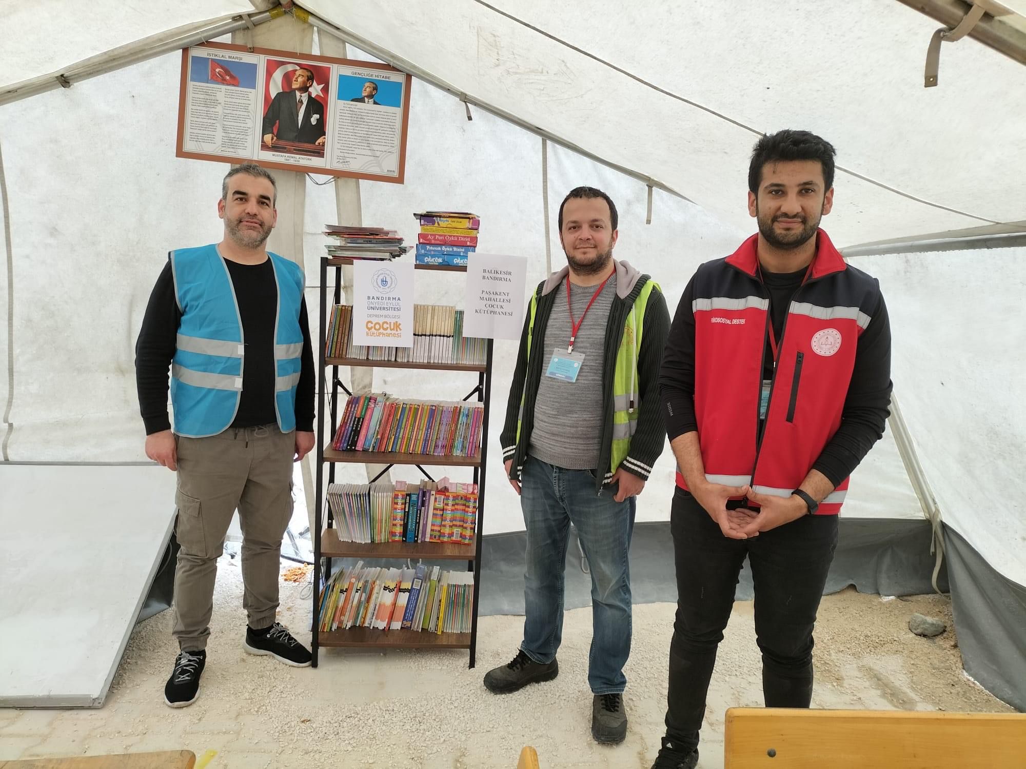 Bandırma Onyedi Eylül Üniversitesi, depremden etkilenen çocuklara destek olmak amacıyla