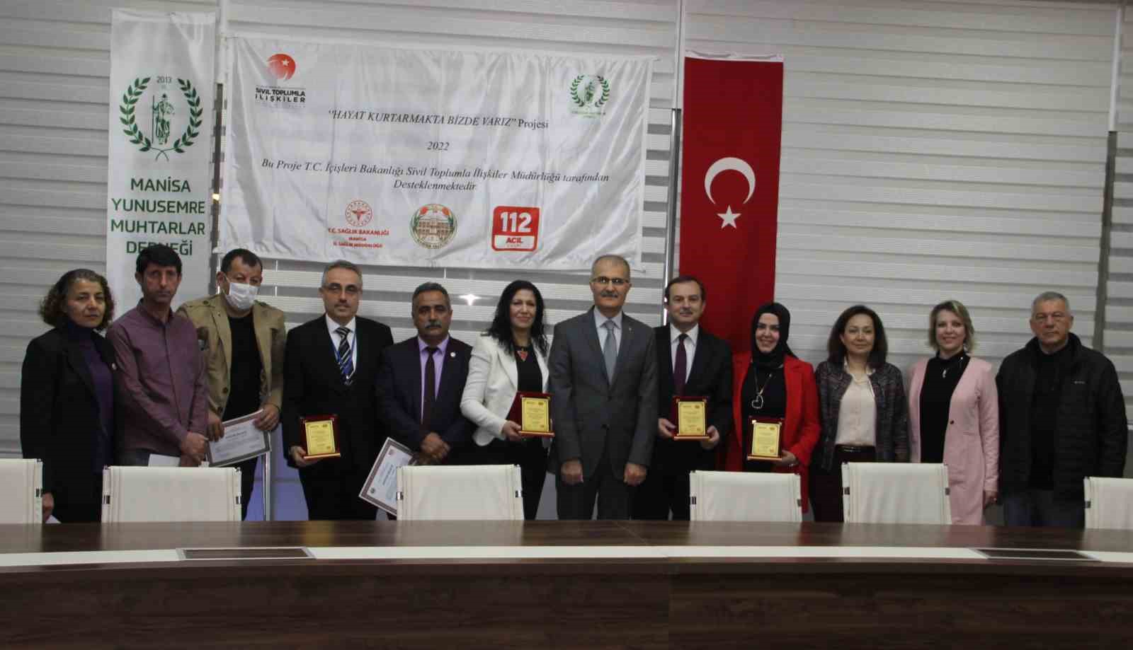 ‘HAYAT KURTARMAKTA BİZ DE VARIZ’ PROJESİ İLE MANİSA İL GENELİNDE
