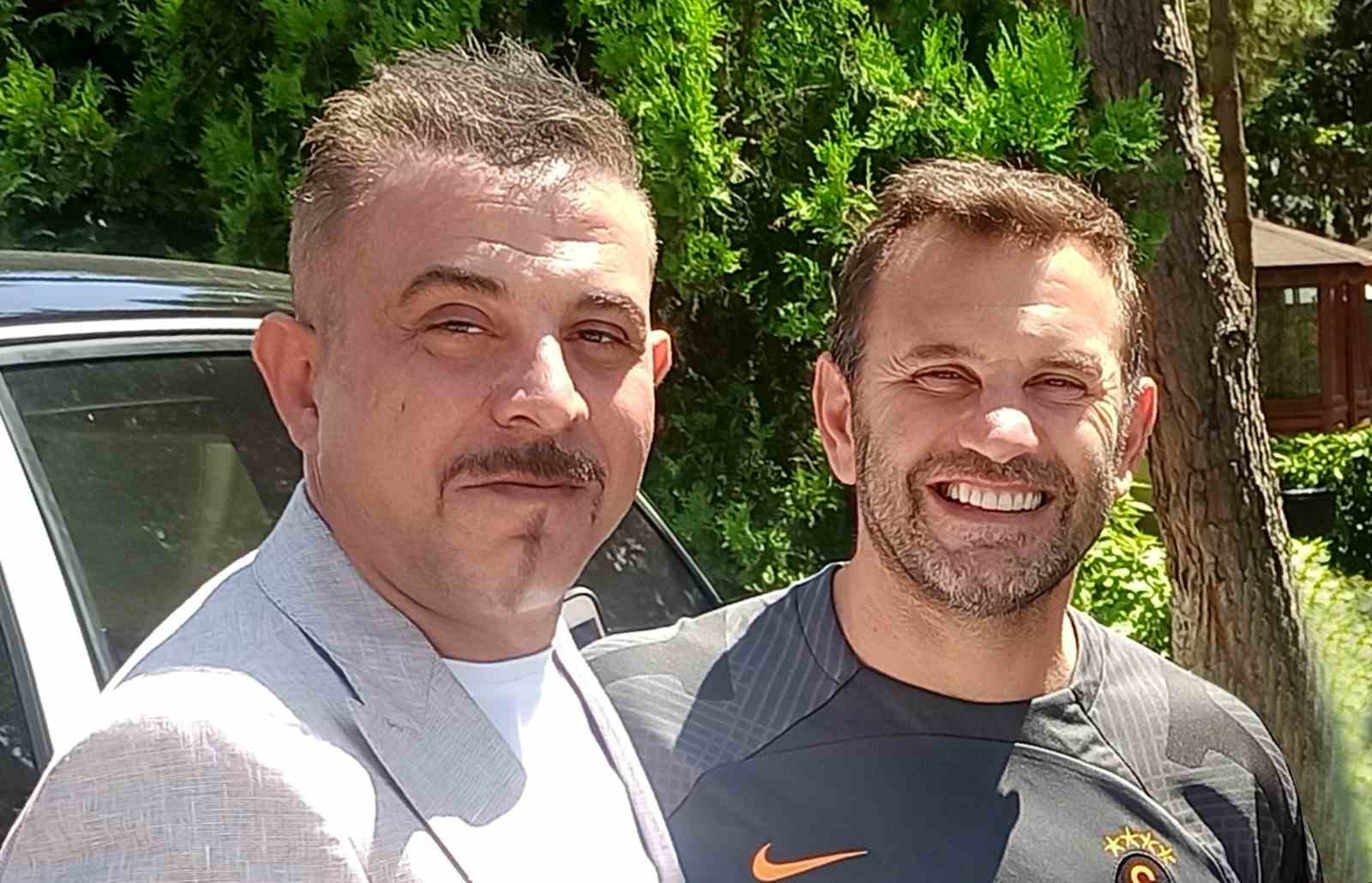 FLORYA METİN OKTAY TESİSLERİ ÇIKIŞINDA AÇIKLAMALARDA BULUNAN GALATASARAY’LI İŞ ADAMI