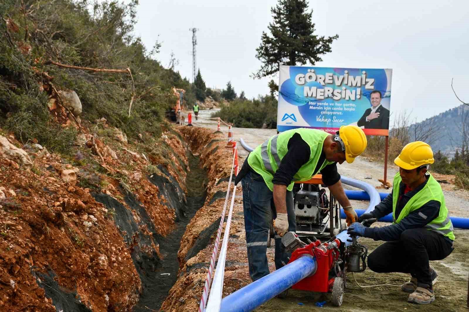 MESKİ GENEL MÜDÜRLÜĞÜ, MEZİTLİ İLÇESİ FINDIKPINARI MAHALLESİNDE İÇME SUYU İSALE