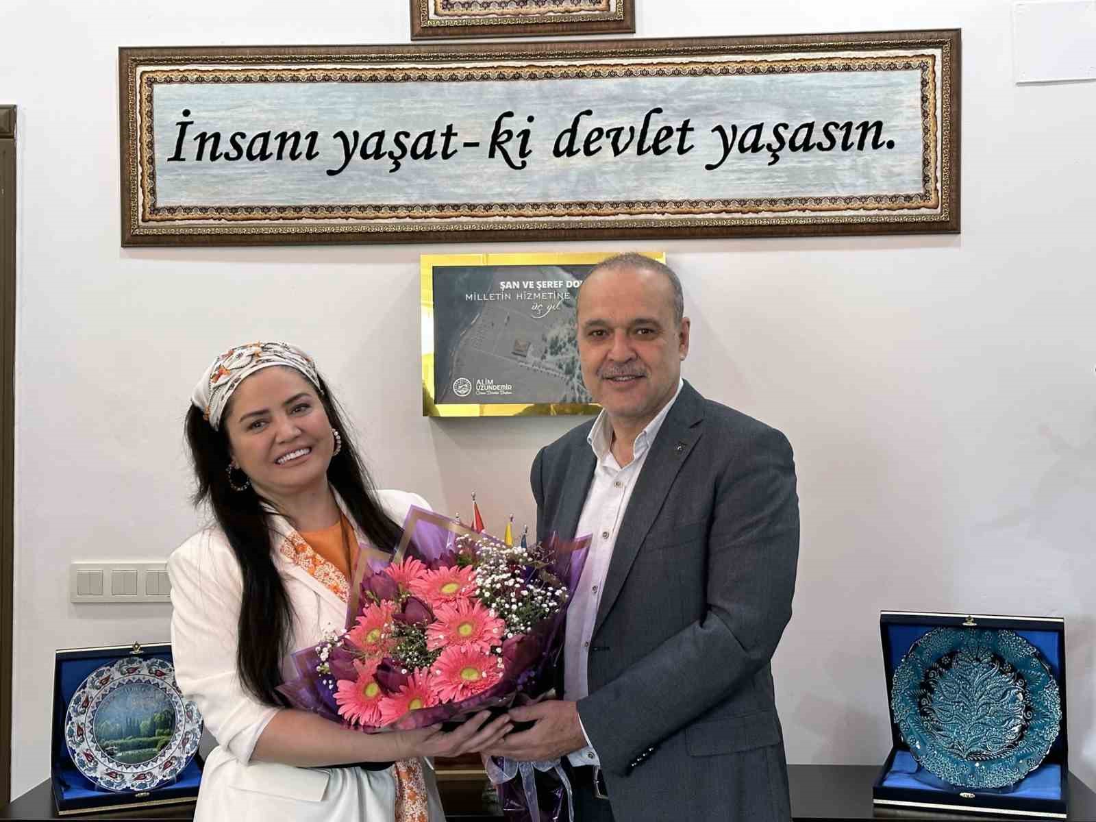 MHP ADAYI BALCI ORTACA BELEDİYE BAŞKANI UZUNDEMİR’İ ZİYARET ETTİ