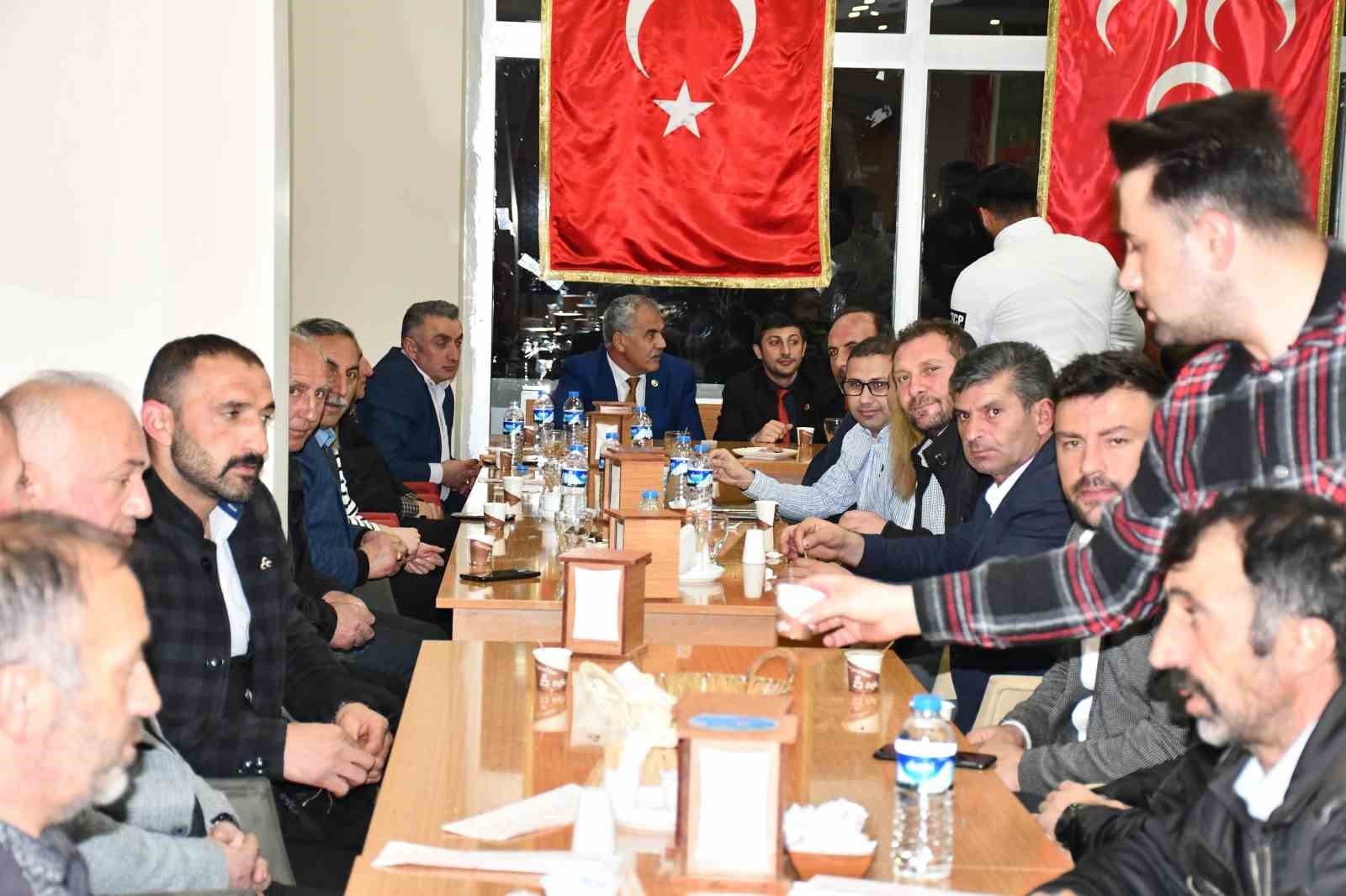MHP ARDAHAN MİLLETVEKİLİ ADAYLARINI TANITTI. (OLGUN YILDIZ/ARDAHAN-İHA)