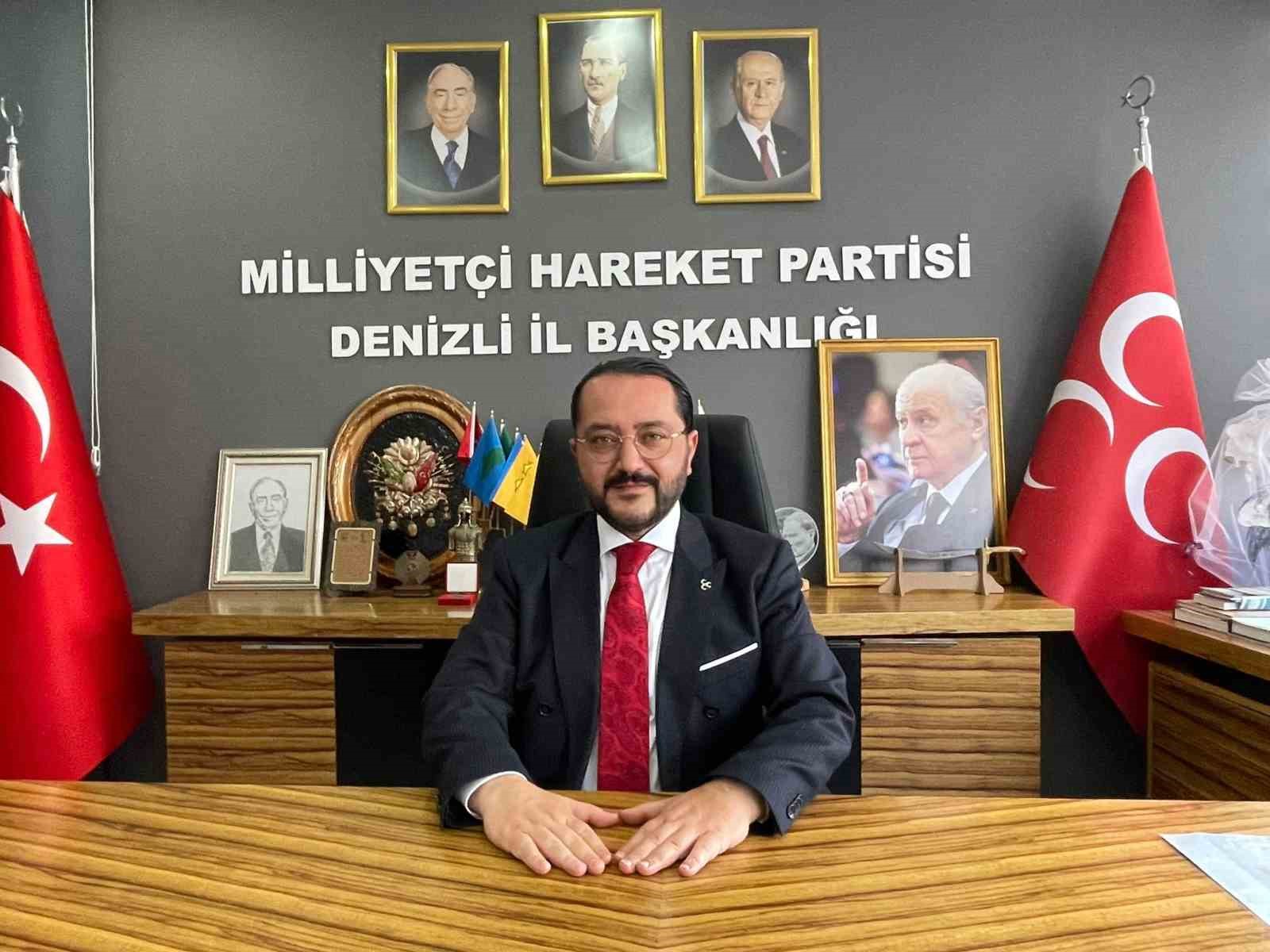 MİLLİYETÇİ HAREKET PARTİSİ (MHP) DENİZLİ İL BAŞKANI MEHMET ALİ YILMAZ,