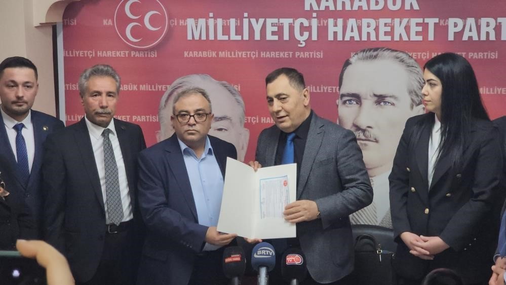 MHP KARABÜK MİLLETVEKİLİ ADAYI MURAT KARAGÜL'ÜN İKİNCİ SIRADAN ADAY GÖSTERİLDİĞİ