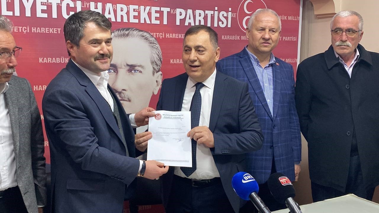 MHP KARABÜK MİLLETVEKİLİ ADAYI MURAT KARAGÜL, İKİNCİ SIRADAN ADAY GÖSTERİLDİĞİ