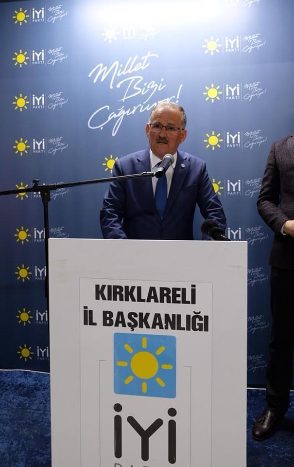 28. DÖNEM KIRKLARELİ MİLLETVEKİLİ ADAYI OLARAK 3'ÜNCÜ SIRADAN GÖSTERİLEN İYİ