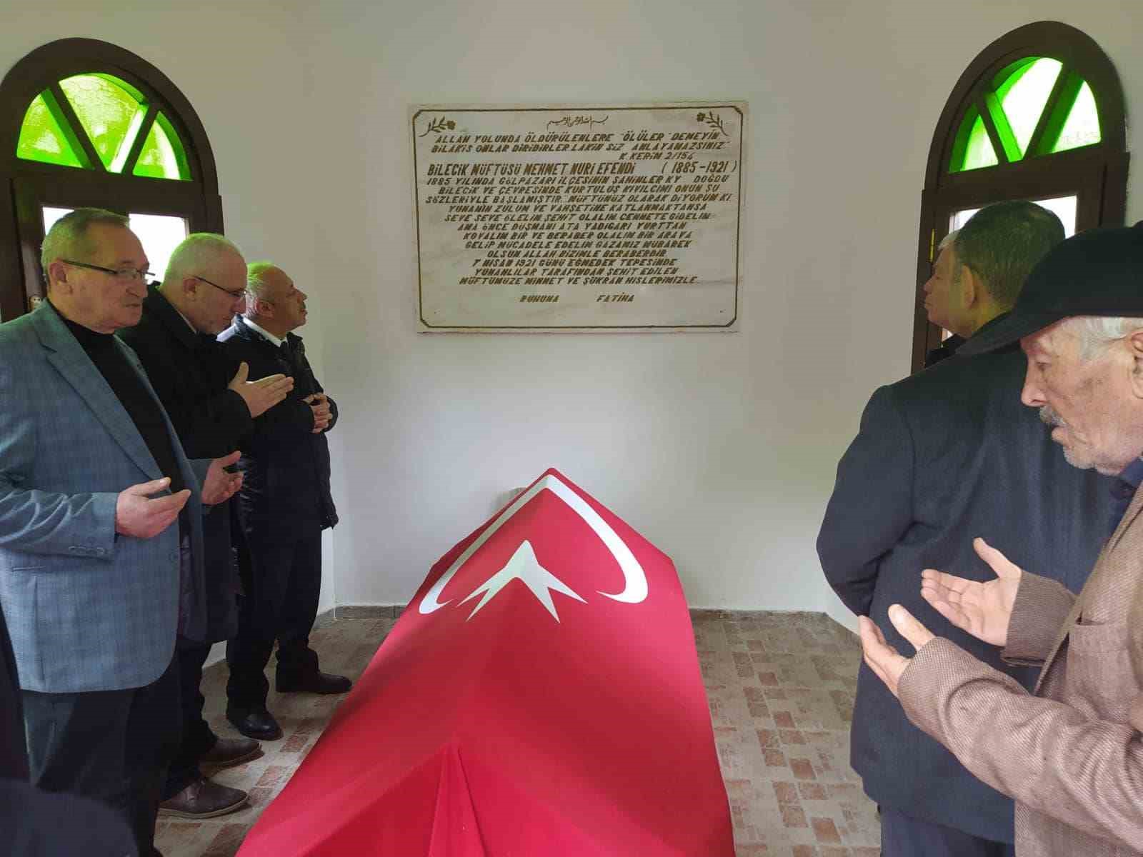 BİLECİK’TE MİLLİ MÜCADELE DÖNEMİNDE ŞEHİT OLAN MÜFTÜ MEHMET NURİ EFENDİ