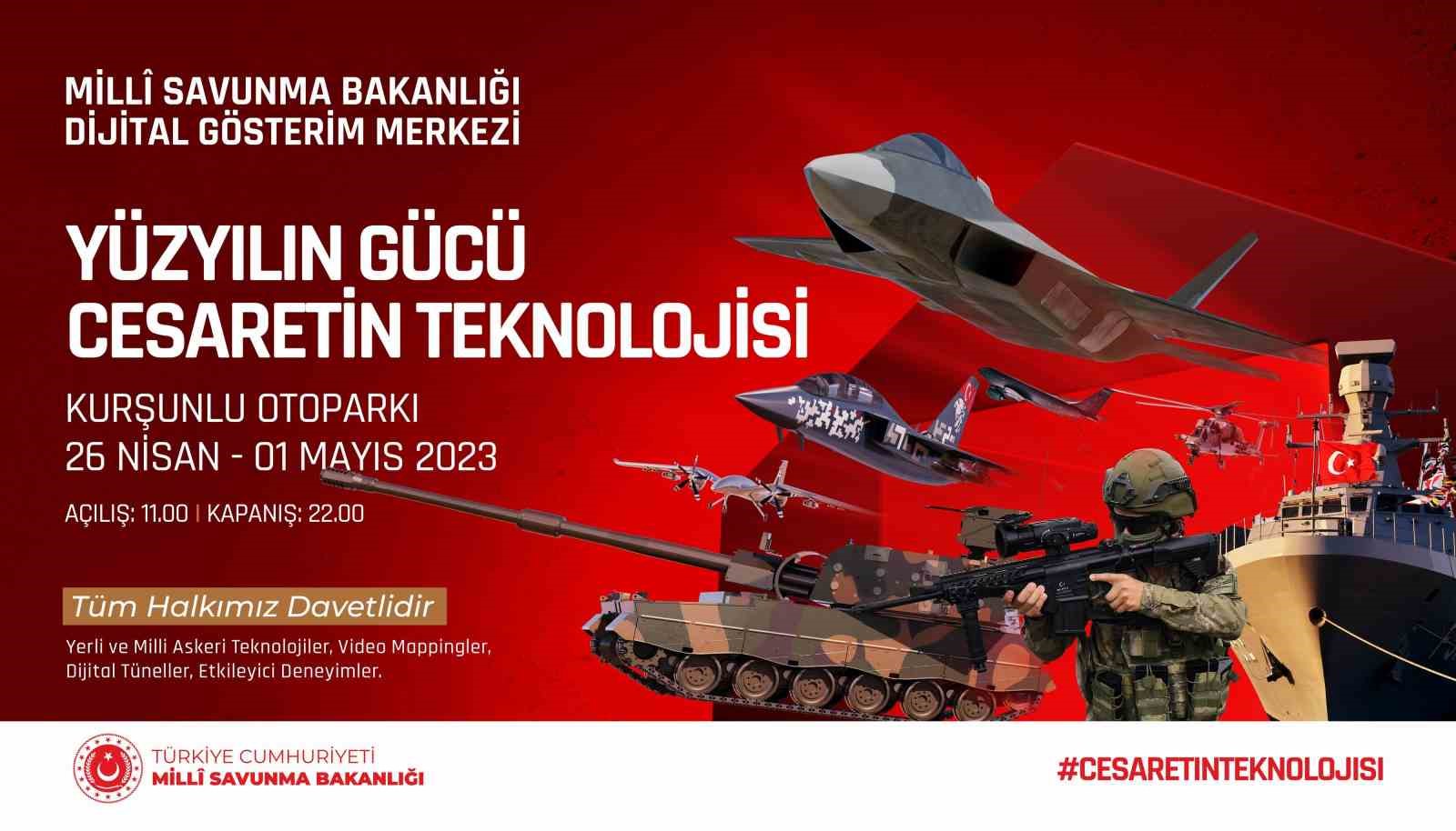 MİLLİ SAVUNMA BAKANLIĞI DİJİTAL GÖSTERİM MERKEZİ ANKARA'DAN SONRA KAYSERİ'DEKİ VATANDAŞLARIN