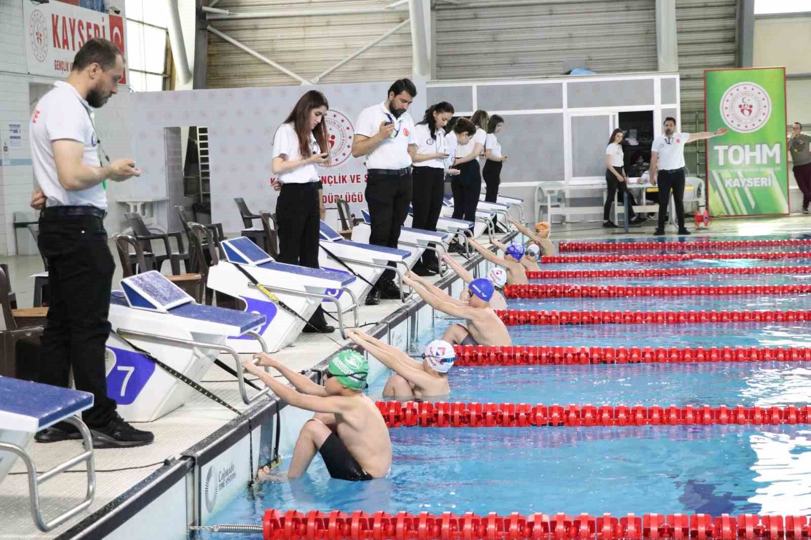 KAYSERİ GENÇLİK VE SPOR İL MÜDÜRLÜĞÜ TARAFINDAN DÜZENLENEN KÜÇÜKLER YÜZME