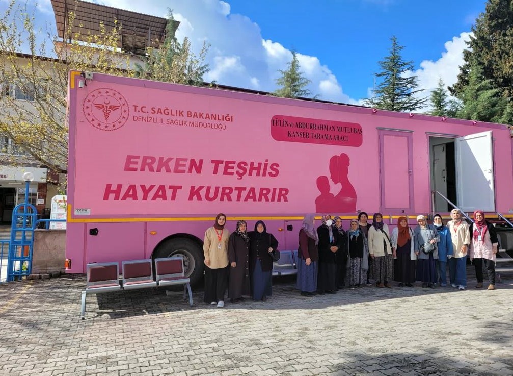 MOBİL KANSER TARAMA TIRI, DENİZLİ’NİN İLÇE VE MAHALLELERİNDE MOBİL TARAMALARA