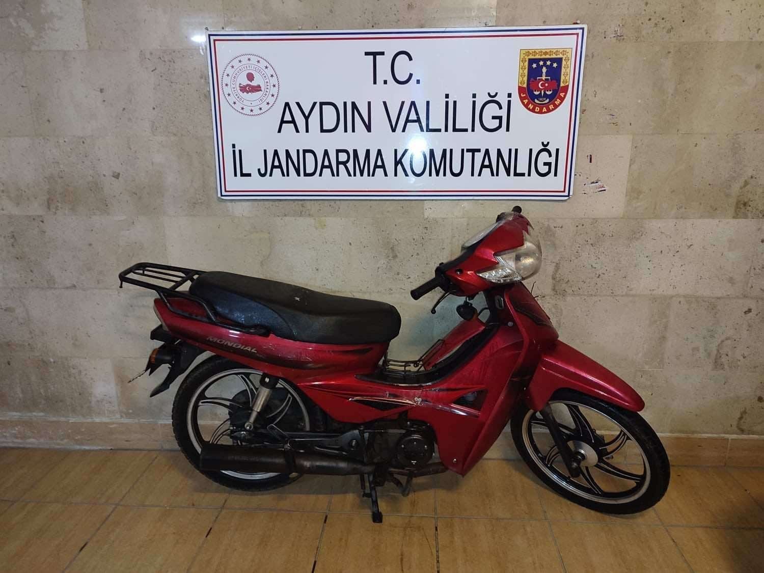 AYDIN (İHA) – AYDIN’IN GERMENCİK İLÇESİNDE BİR MOTOSİKLETİ ÇALAN ŞÜPHELİ,