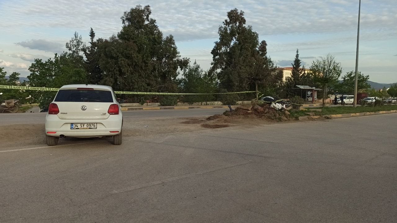 İSLAHİYE’DE MOTOR İLE ARACIN ÇARPIŞMASI SONUCU MEYDANA GELEN TRAFİK KAZASINDA
