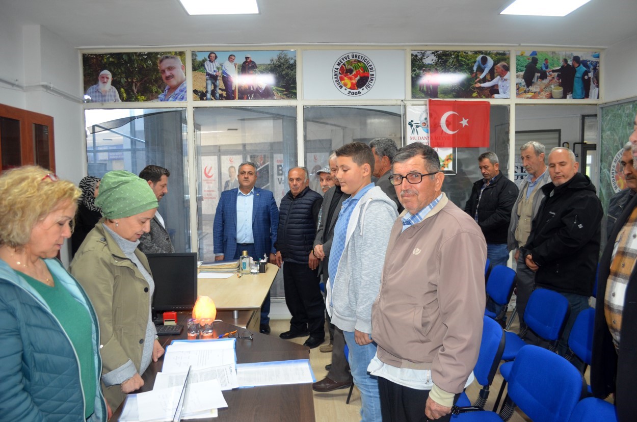 MUDANYA'DA FAALİYET GÖSTEREN MEYVE ÜRETİCİLERİ BİRLİĞİ, OLAĞAN MALİ GENEL KURULUNU