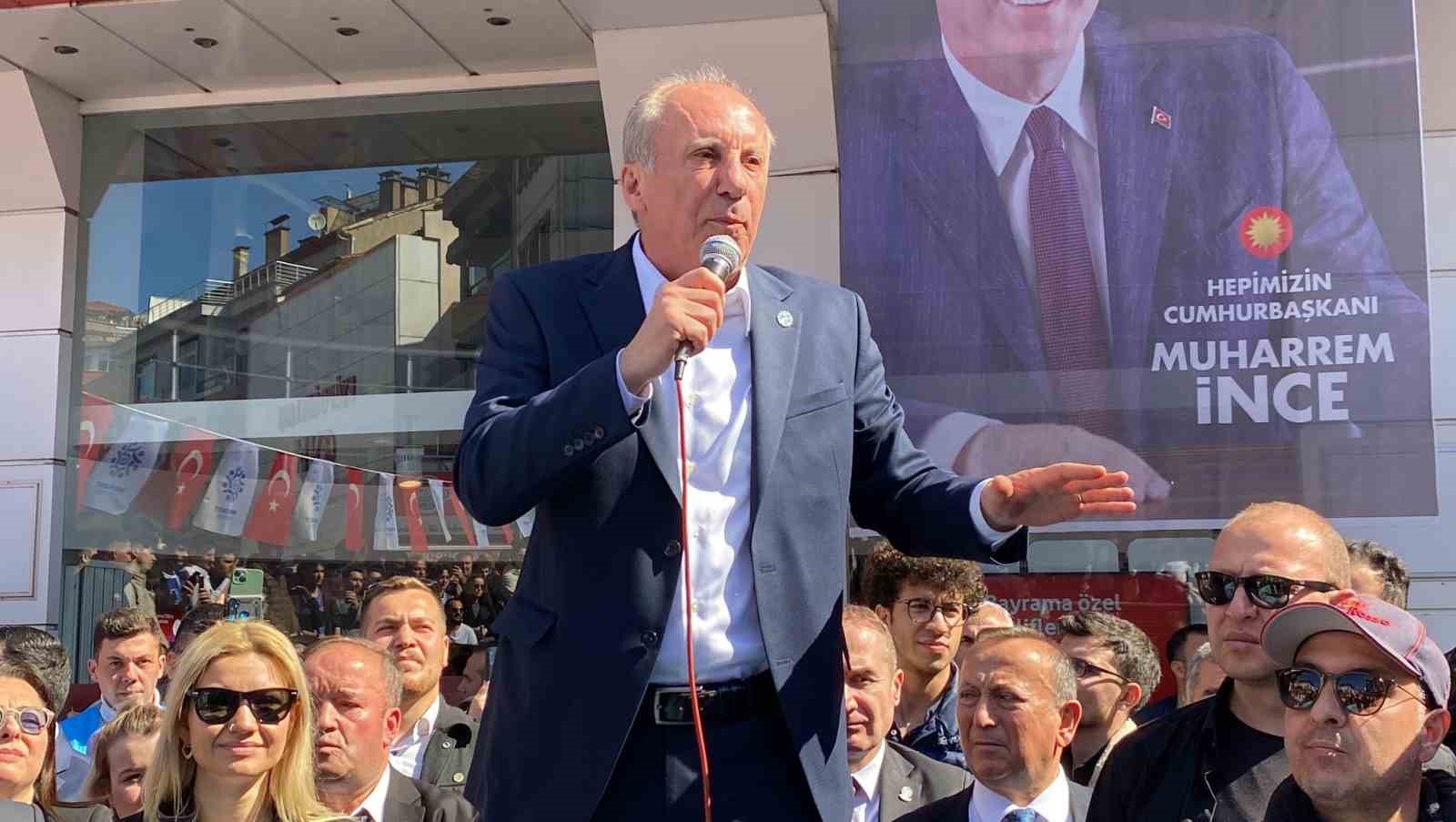 MEMLEKET PARTİSİ GENEL BAŞKANI VE CUMHURBAŞKANI ADAYI MUHARREM İNCE BARTIN’DA