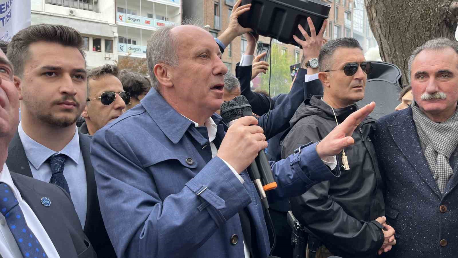 MEMLEKET PARTİSİ GENEL BAŞKANI 13. CUMHURBAŞKANI ADAYI MUHARREM İNCE, ESKİŞEHİR’DE