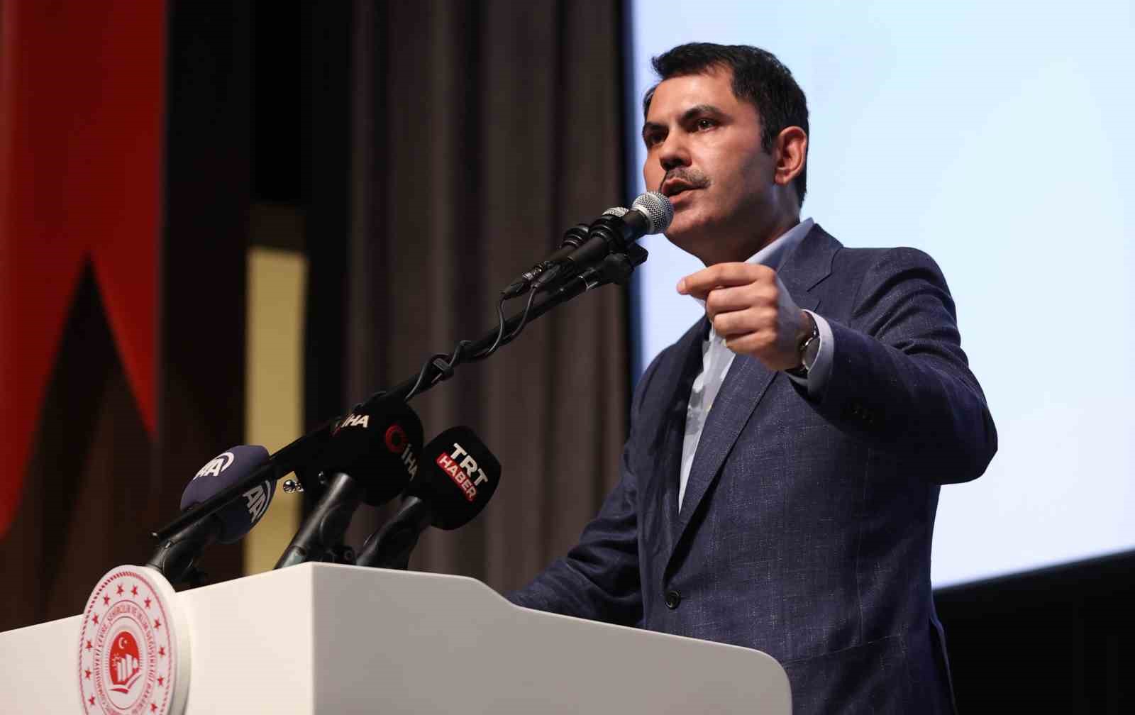 ÇEVRE, ŞEHİRCİLİK VE İKLİM DEĞİŞİKLİĞİ BAKANI MURAT KURUM, “YARISI BİZDEN”