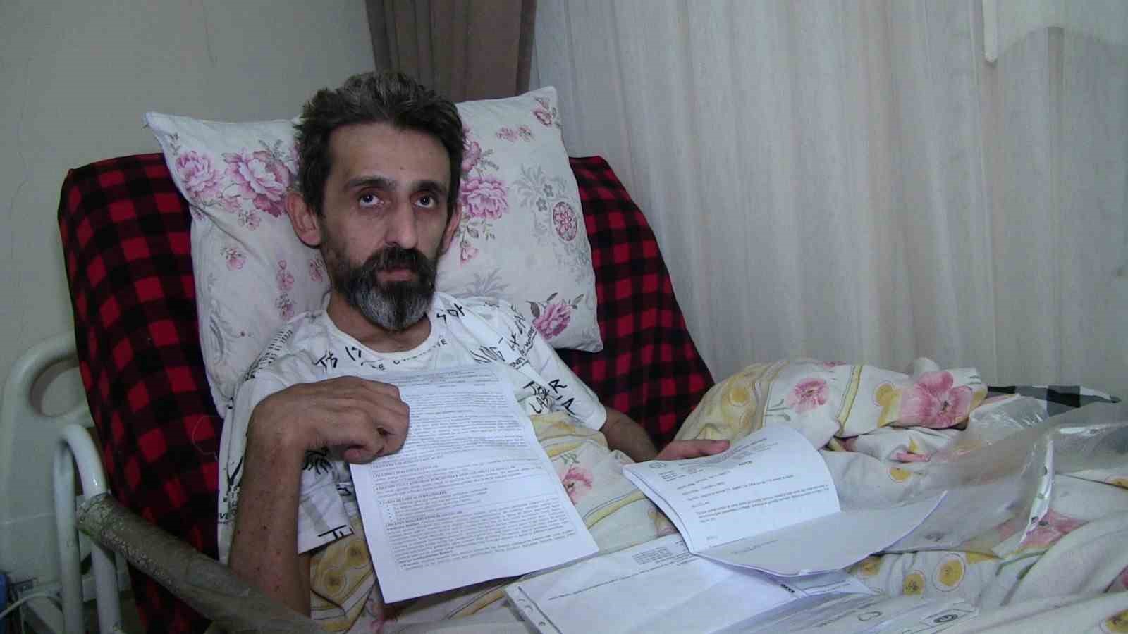 TÜRKİYE'DEKİ 7 'DEVİC' HASTASINDAN BİRİ OLAN ARTVİNLİ ERCAN TEKBAŞ ,