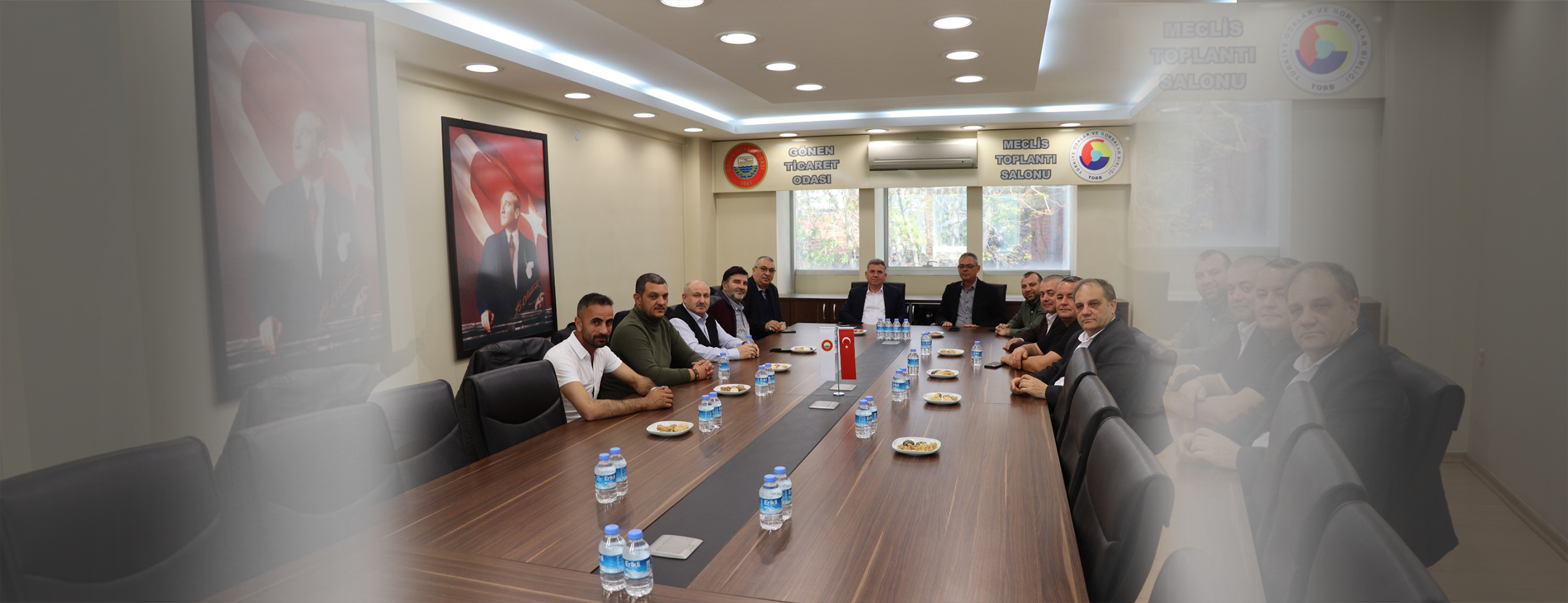 Bandırma Ticaret Borsası yönetimi Gönen Ticaret Odası’nı ziyaret etti. Meclis