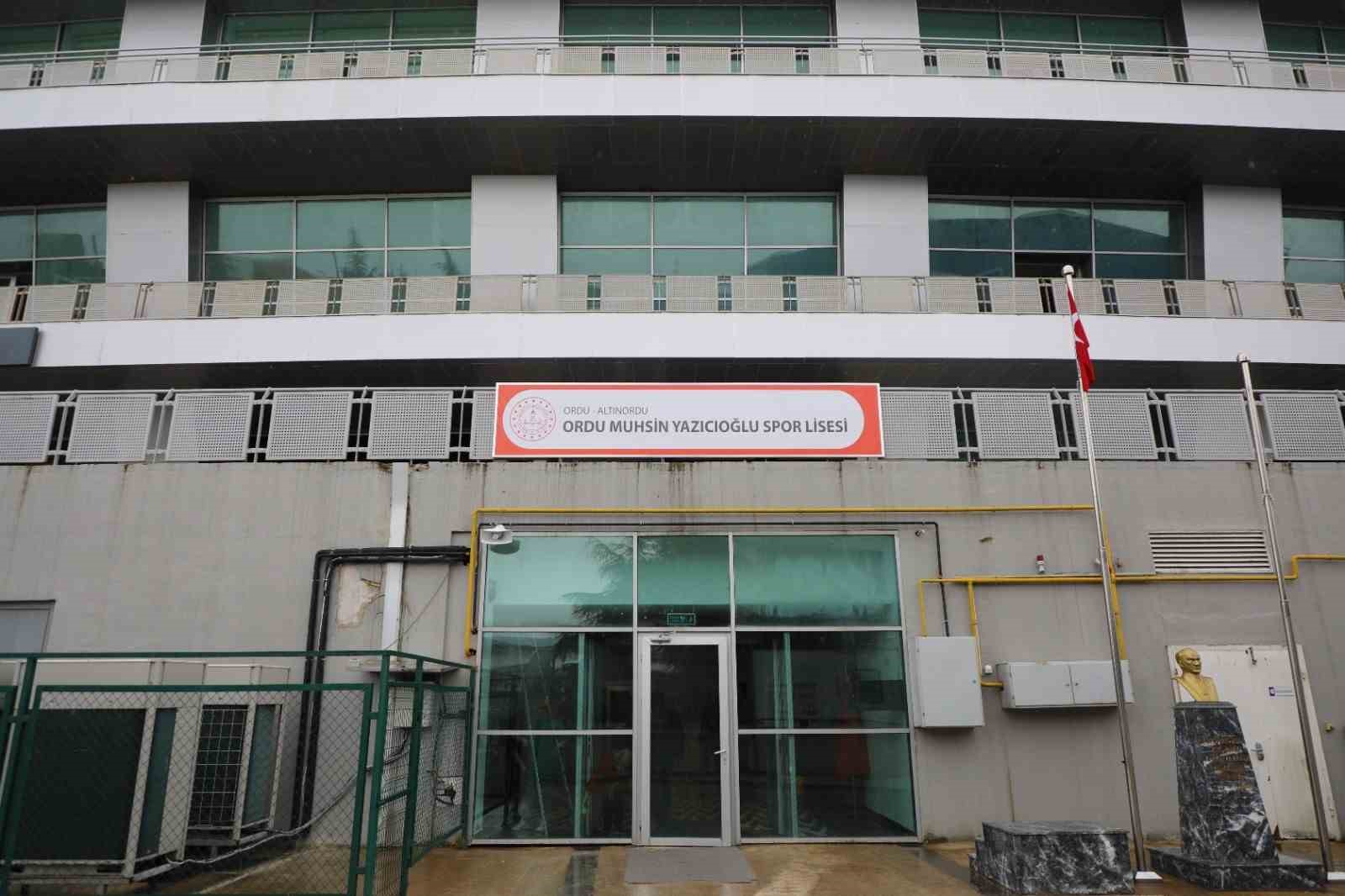 ORDU'DA STADYUM İÇERİSİNDE BULUNAN ORDU SPOR LİSESİ'NİN ADI, MİLLİ EĞİTİM