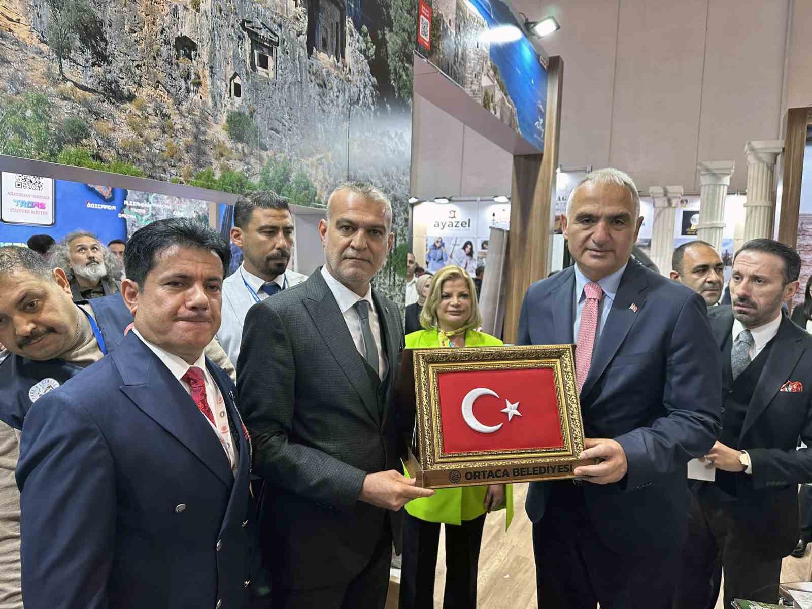 ORTACA’YA EMITT TURİZM FUARINDA  YOĞUN İLGİ