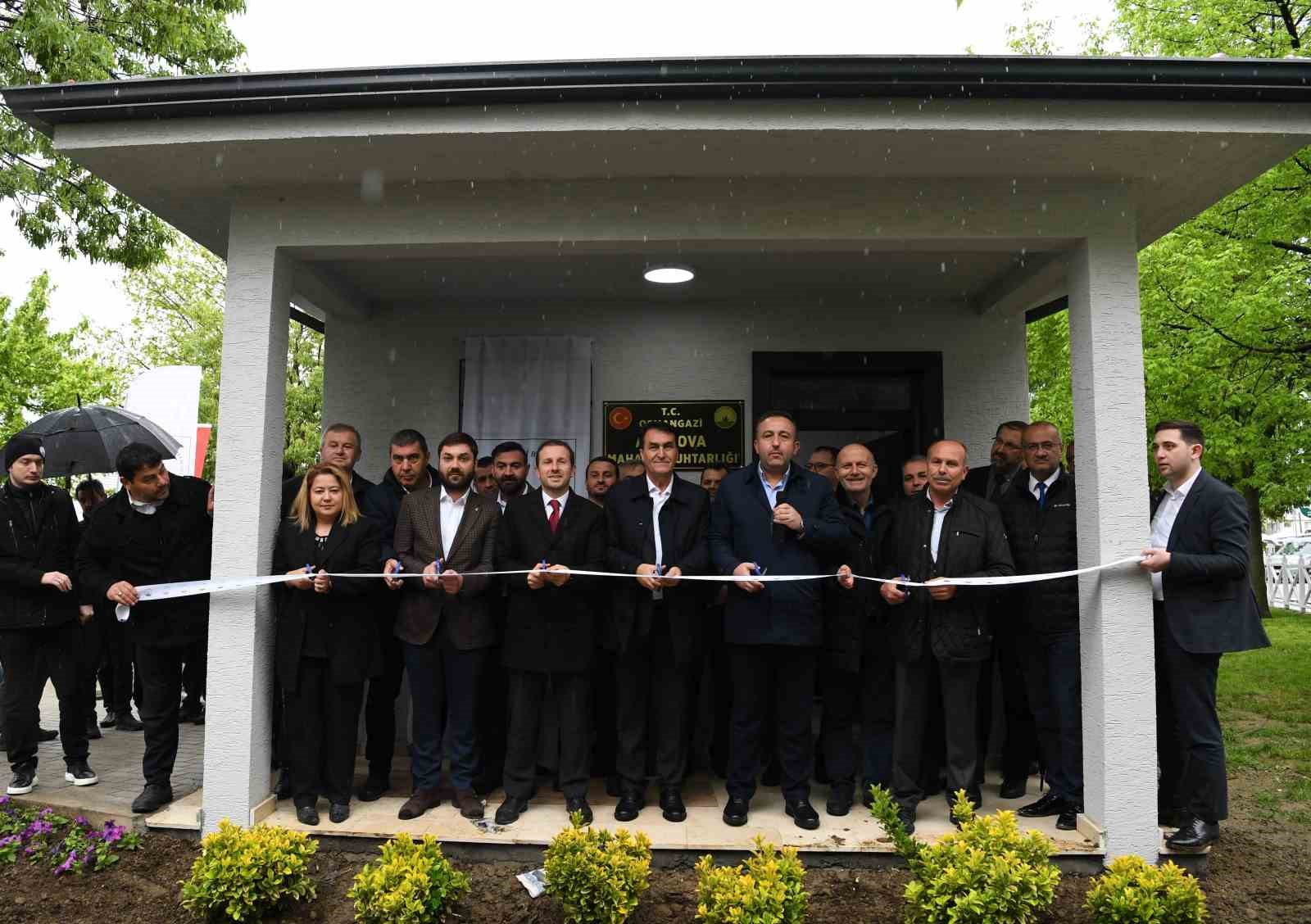 OSMANGAZİ BELEDİYESİ, İLÇEDE GÖREV YAPAN MUHTARLARA YENİ VE MODERN HİZMET