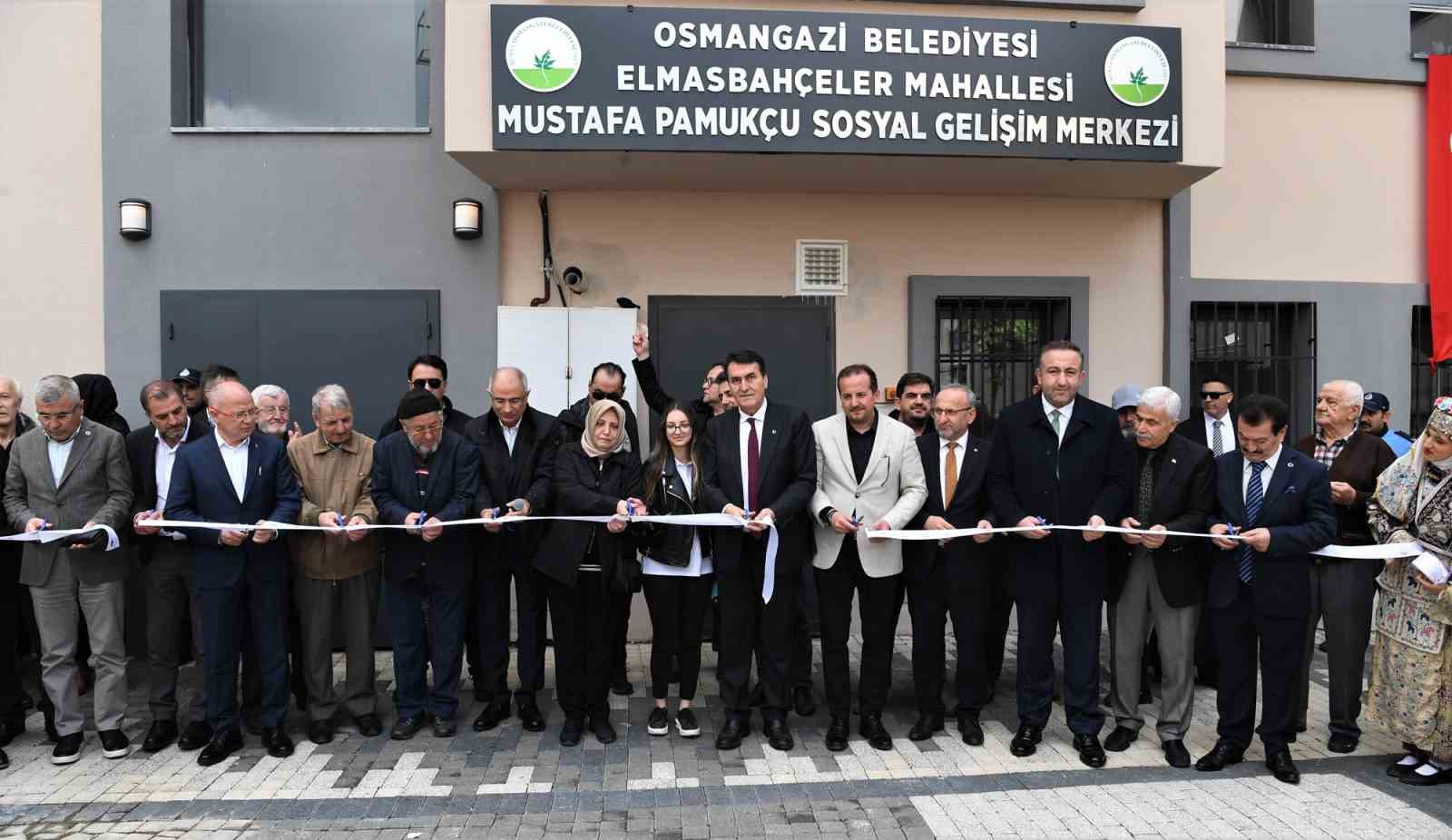 OSMANGAZİ BELEDİYESİ’NİN BURSA’NIN MERKEZİNDEKİ YERLEŞİM YERLERİNDEN OLAN ELMASBAHÇELER MAHALLESİ’NDE HAYATA