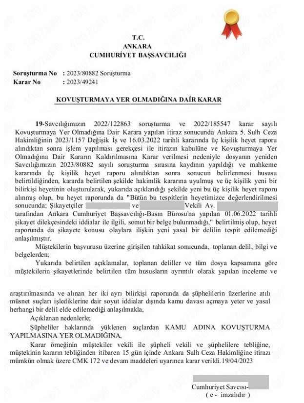 SENDİKANIN HUKUK BÜROSUNDAN YAZILI AÇIKLAMA YAPILMADI