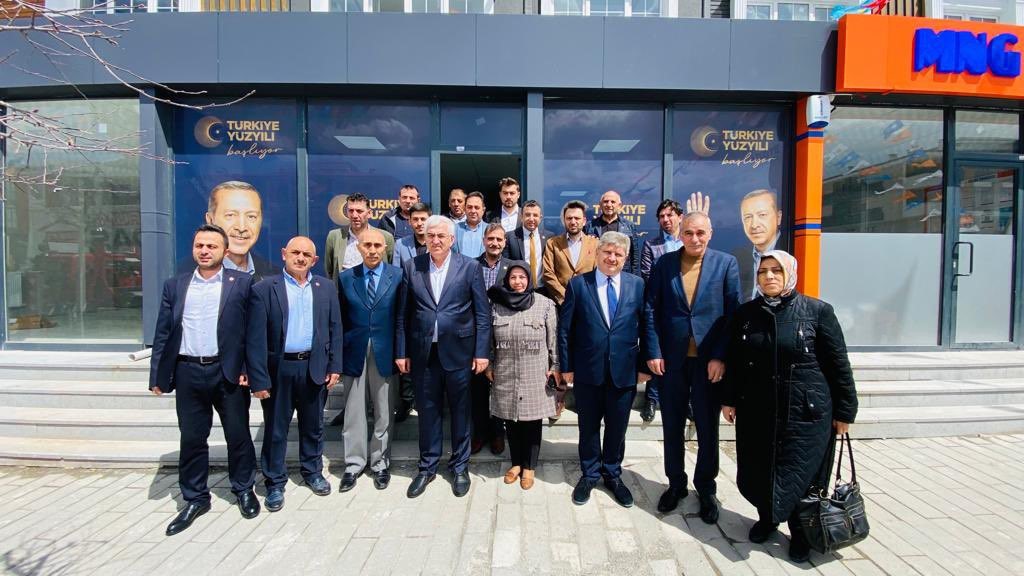 AK PARTİ ERZURUM MİLLETVEKİLİ ADAYI MEHMET ÖZ, DÜNKÜ SEÇİM GEZİSİNİ