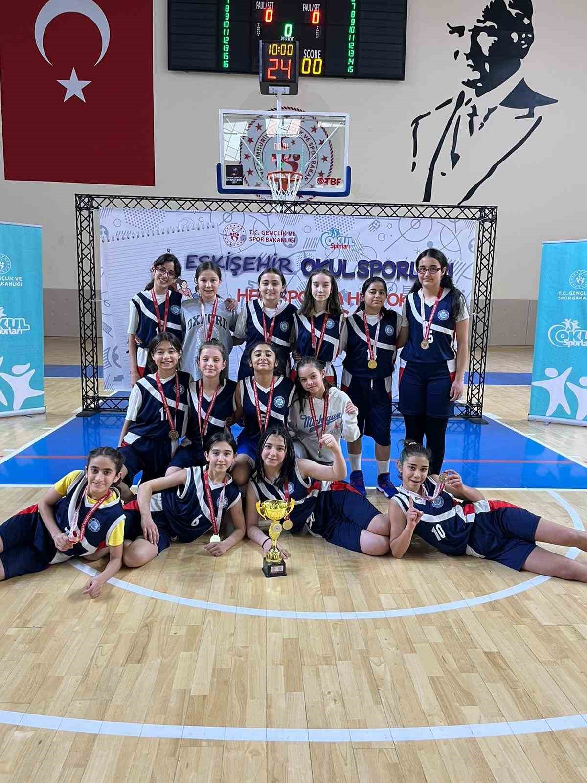 OKUL SPORLARI KÜÇÜK KIZLAR BASKETBOL İL BİRİNCİLİĞİ FİNALİNDE BAHÇE ŞEHİR