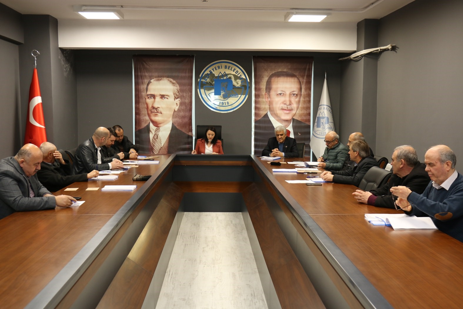PAZARYERİ BELEDİYESİ NİSAN AYI OLAĞAN MECLİS TOPLANTISI BELEDİYENİN TOPLANTI SALONUNDA