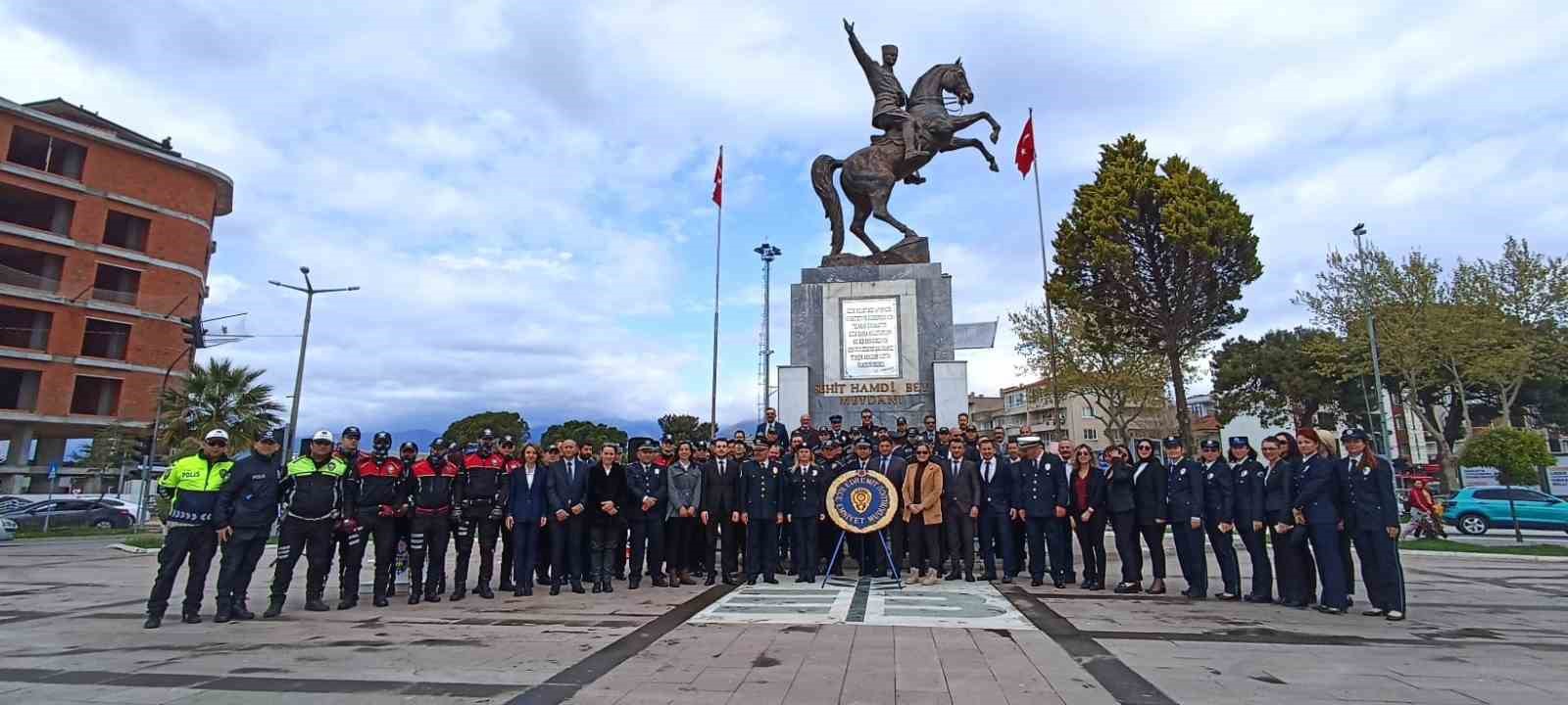 BALIKESİR’İN EDREMİT İLÇESİNDE, TÜRK POLİS TEŞKİLATI'NIN KURULUŞUNUN 178. YIL DÖNÜMÜ