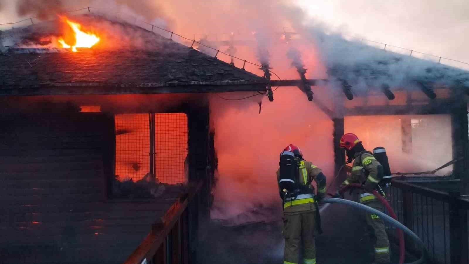 POLONYA'NIN LODZ VOYVODALIĞI'NDAKİ BİR HAYVANAT BAHÇESİNDE ÇIKAN YANGINDA 7 MAYMUN