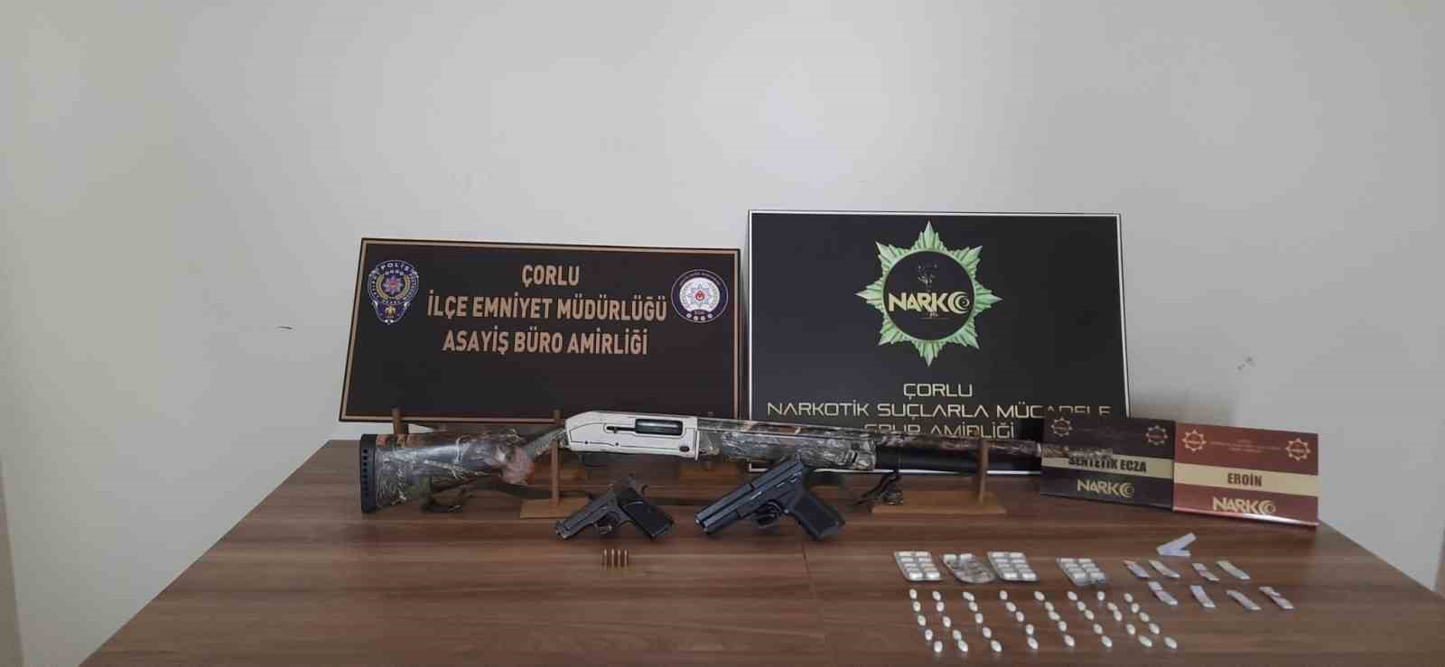 TEKİRDAĞ'IN 3 İLÇESİNDE RAMAZAN BAYRAMI ÖNCESİ DÜZENLENEN HUZUR OPERASYONUNDA 22