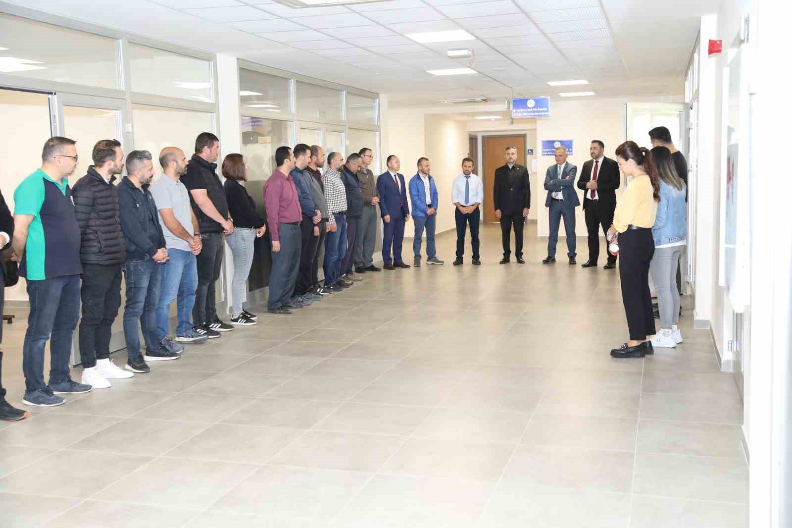 RAMAZAN BAYRAMI ÖNCESİ AKADEMİK VE İDARİ PERSONELLE BAYRAMLAŞAN ALANYA ALAADDİN