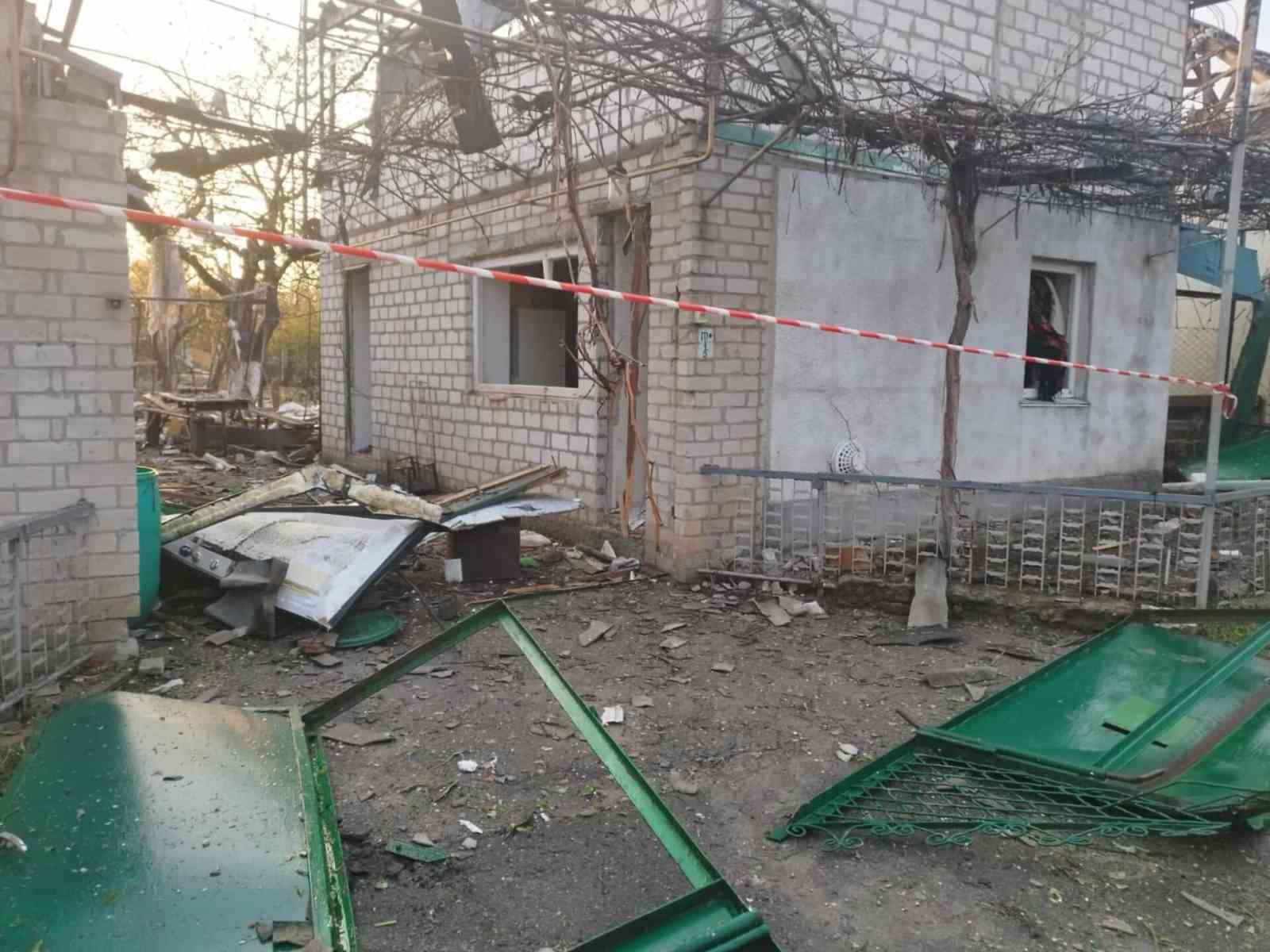 RUSYA'NIN, UKRAYNA'NIN MİKOLAYİV KENTİNE GECE BOYUNCA DÜZENLEDİĞİ FÜZE SALDIRILARINDA 1