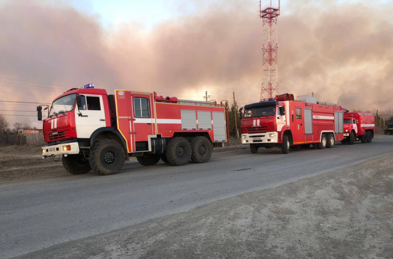 RUSYA’NIN SVERDLOVSK BÖLGESİNDE ÇIKAN YANGINLARDA 178 YAPI KÜLE DÖNDÜ