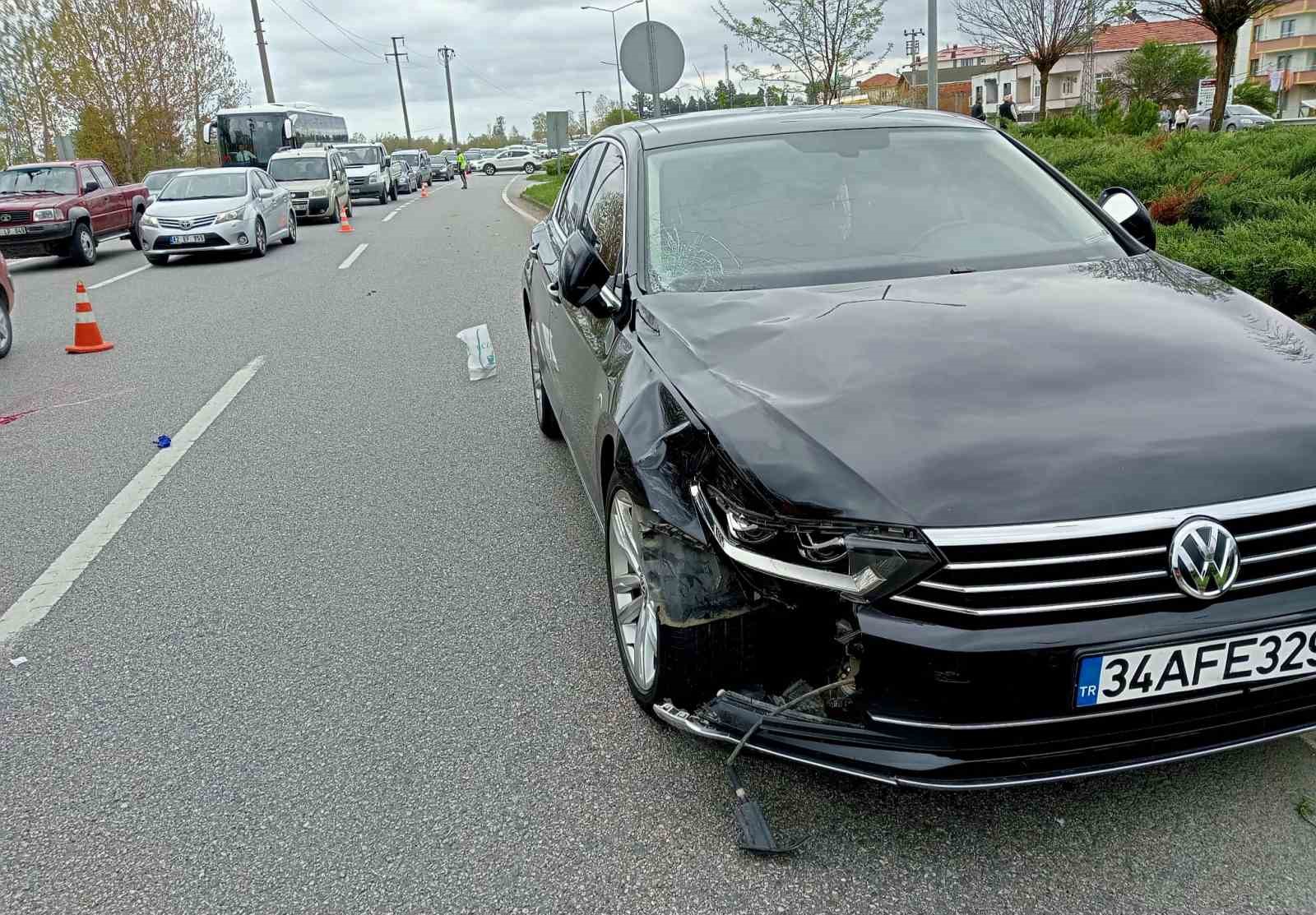 SAMSUN'DA OTOMOBİLİN YOLU KARŞIYA GEÇMEK İSTEYEN YAYAYA ÇARPTIĞI KAZADA 1