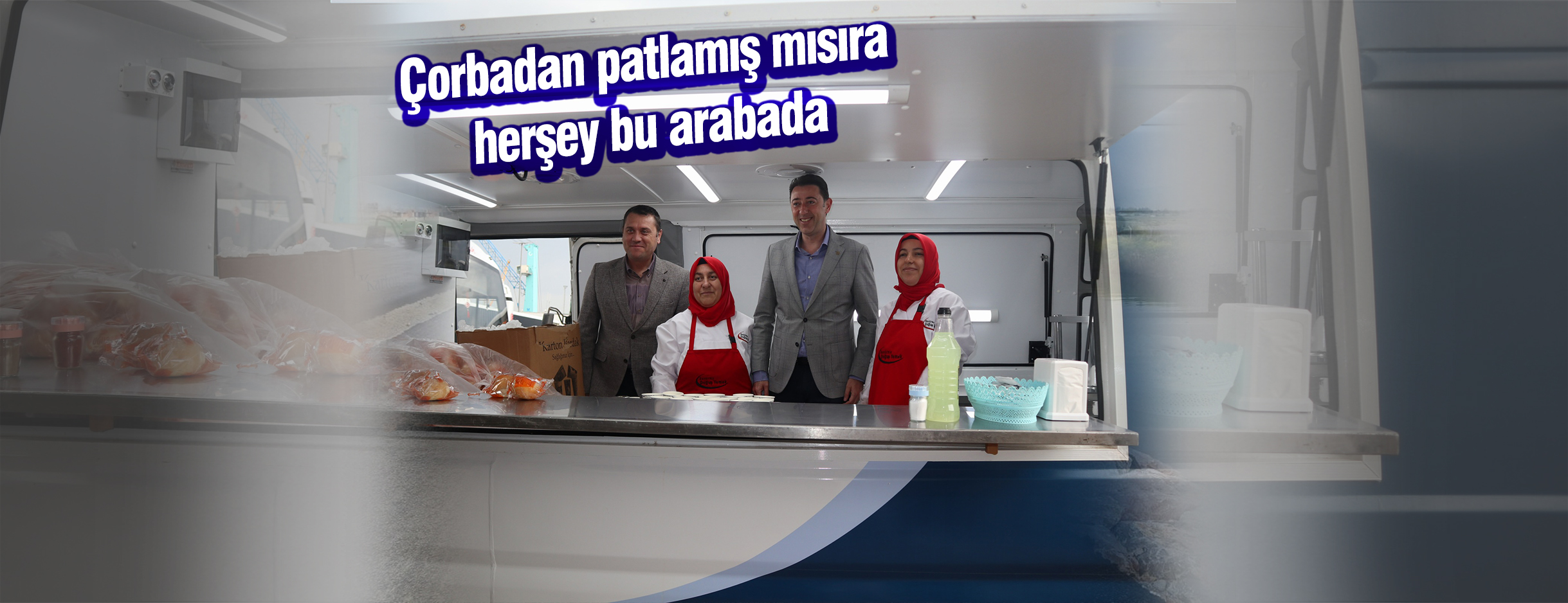 Bandırma Belediyesi, mobil ikram aracıyla Bandırma’da sıcak çorba ikramına başladı.