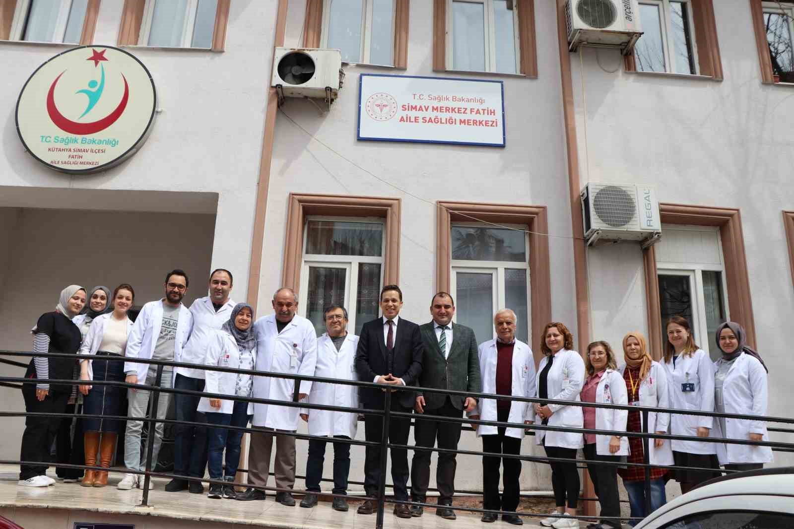 SİMAV’DA 2. BASAMAK SAĞLIK HİZMETLERİ YERİNDE DEĞERLENDİRİLDİ