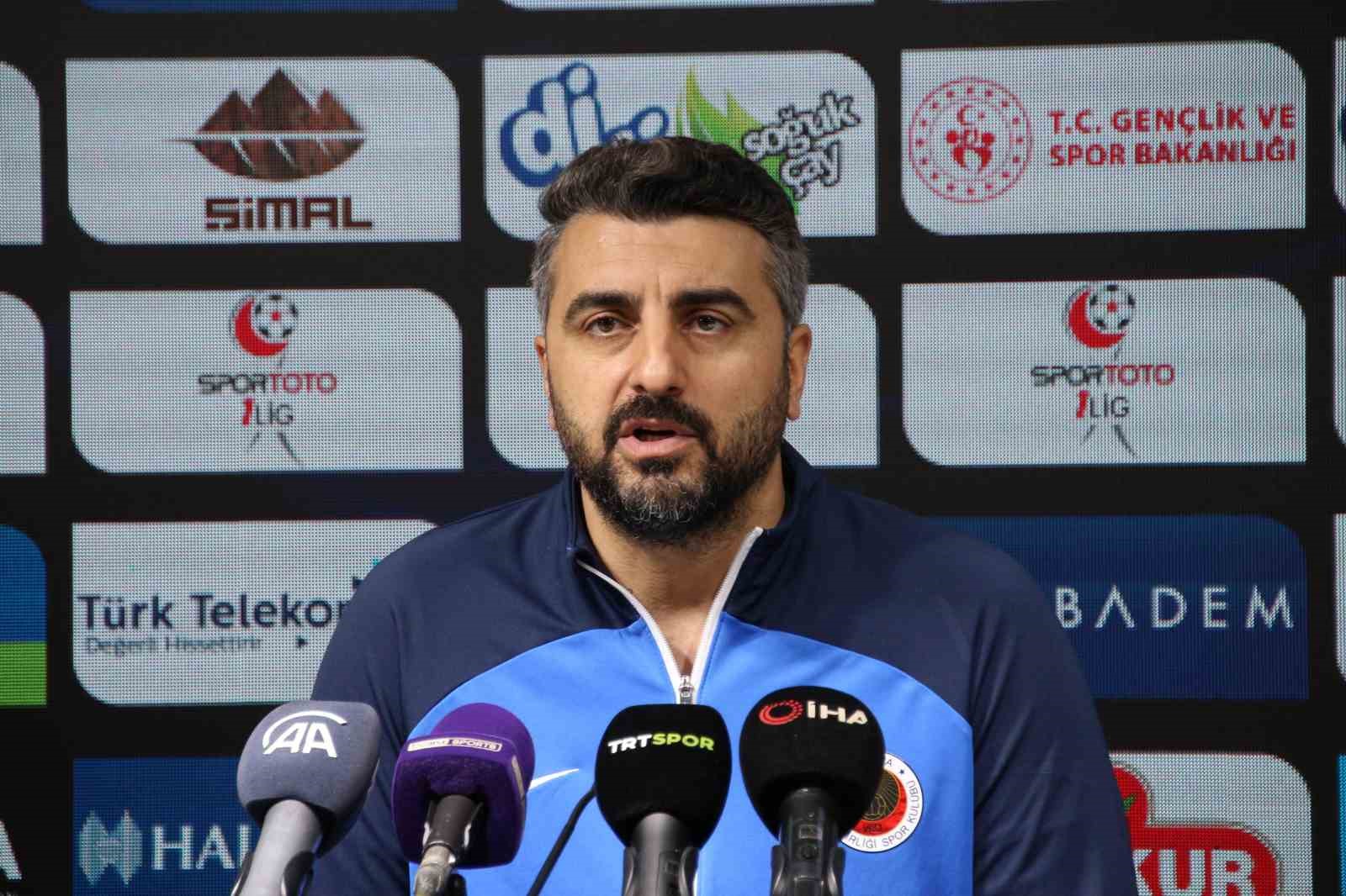 GENÇLERBİRLİĞİ TEKNİK DİREKTÖRÜ SİNAN KALOĞLU, “GENÇLERBİRLİĞİ TEKRAR KÜLLERİNDEN GERİ DÖNMEK