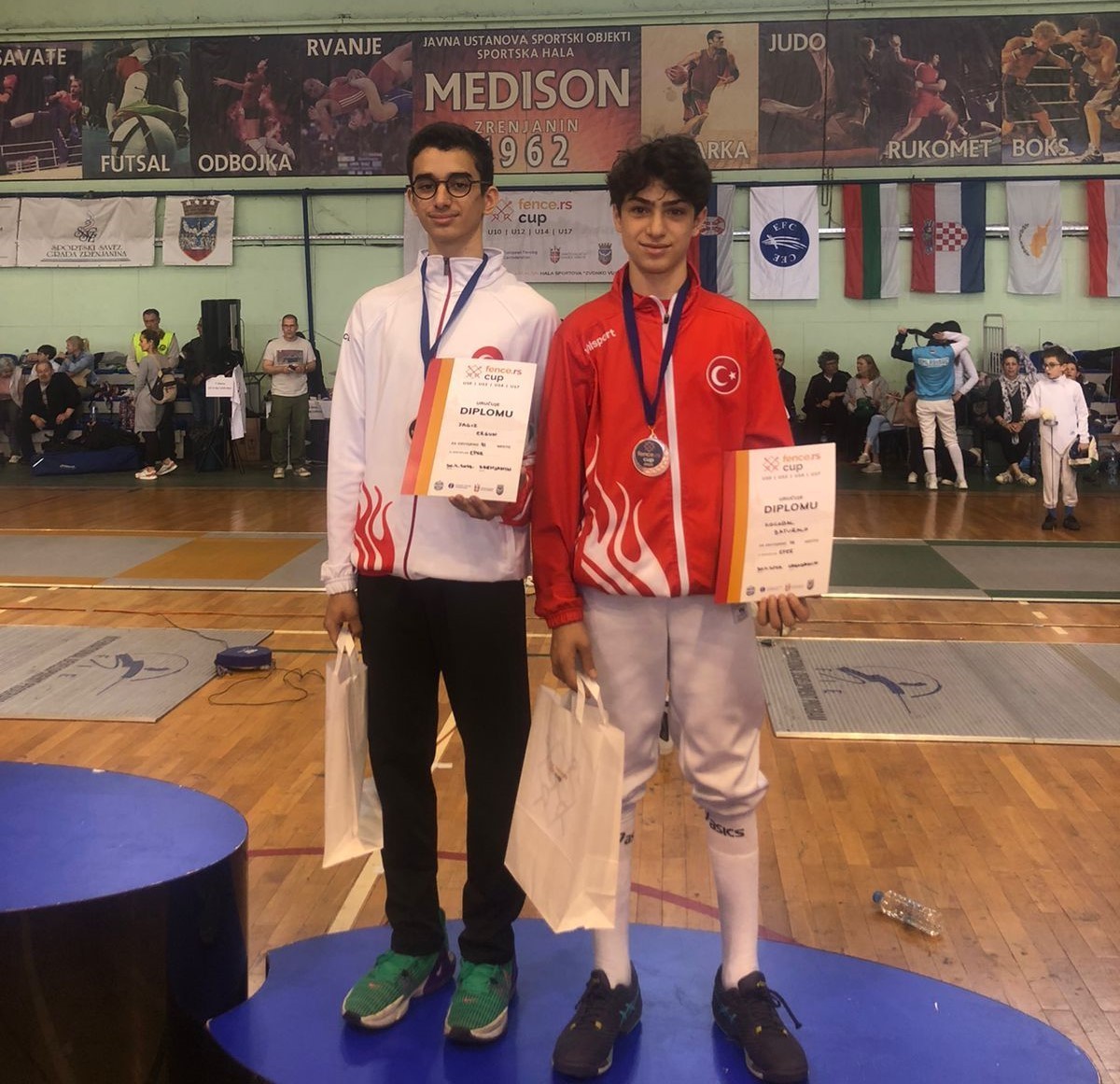 SIRBİSTAN'IN ZRENJANİN KENTİNDE İKİ GÜNDÜR DEVAM EDEN EFC U14 CİRCUİT